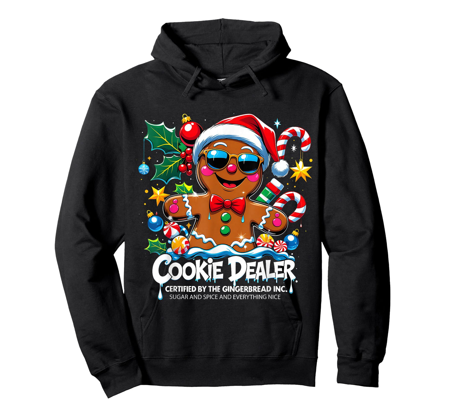 Cookie Dealer Funny Gingerbread Christmas Art T-Shirt