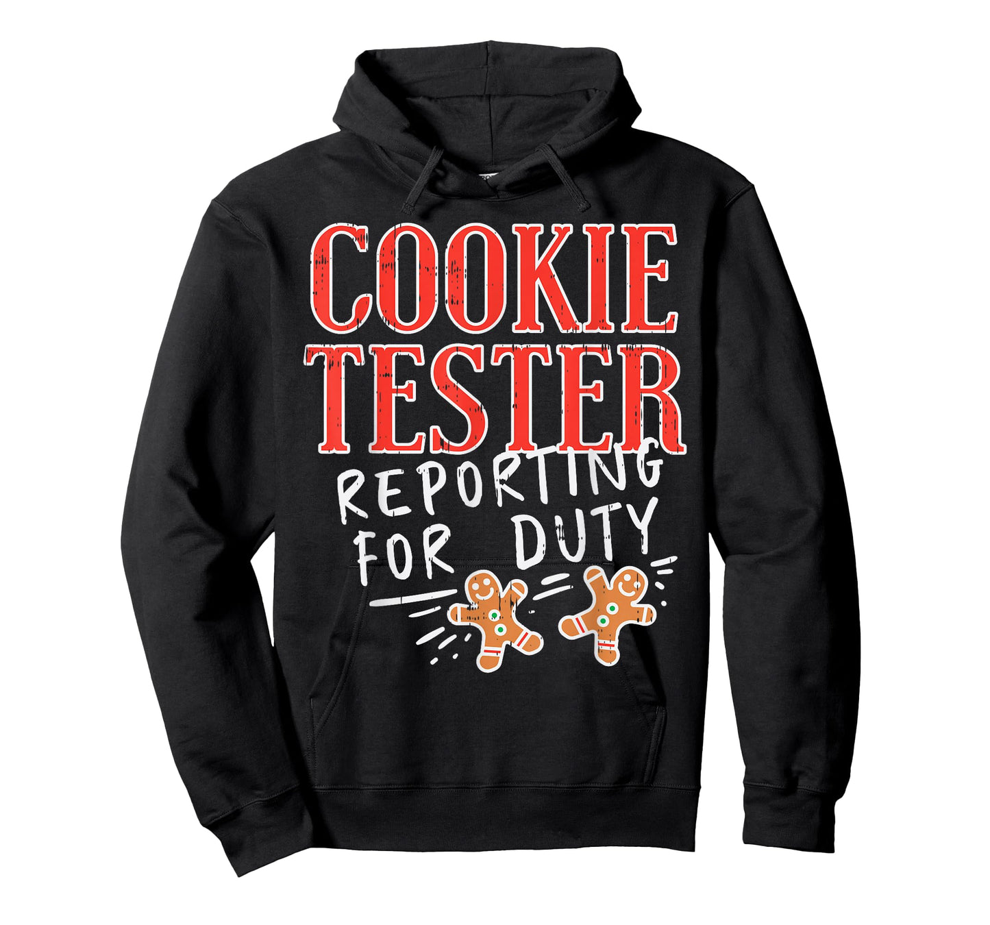 Cookie Tester Reporting Duty Funny Christmas Xmas Kids Gift T-Shirt