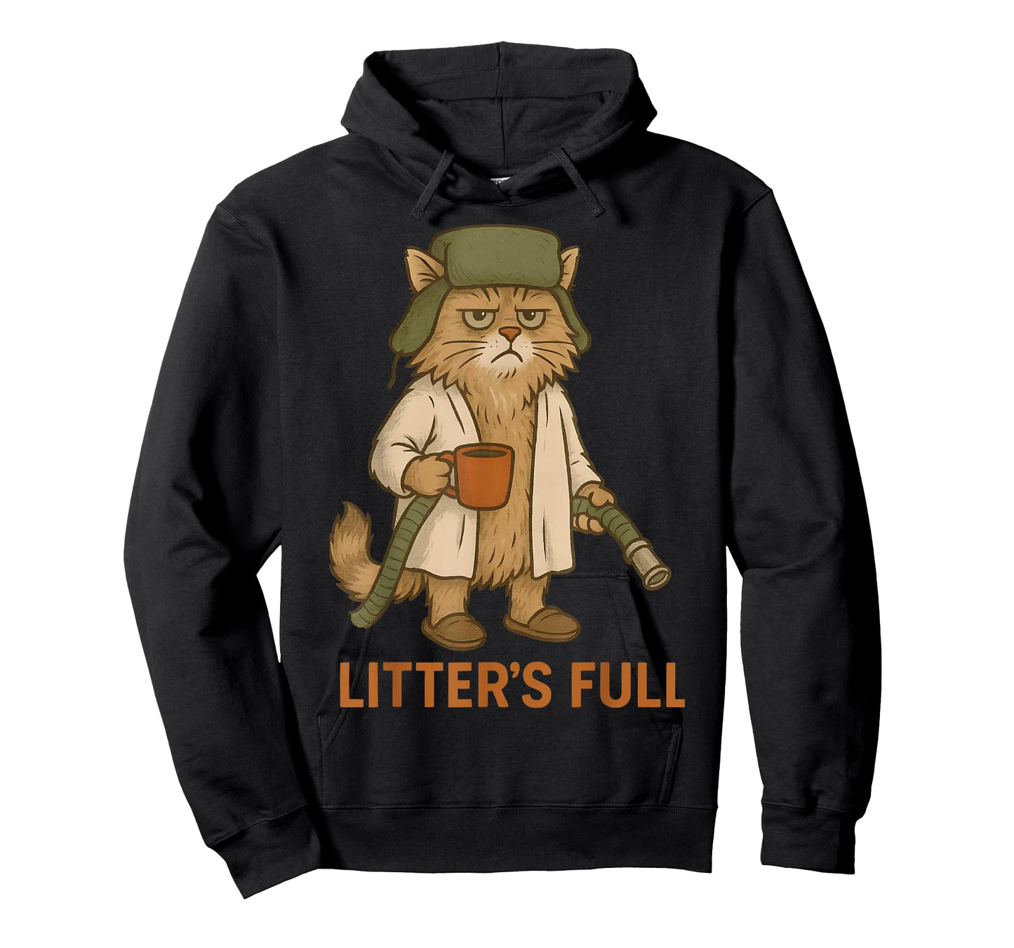Funny Cat Litter's Full Christmas Cat Xmas Women Men Kids T-Shirt