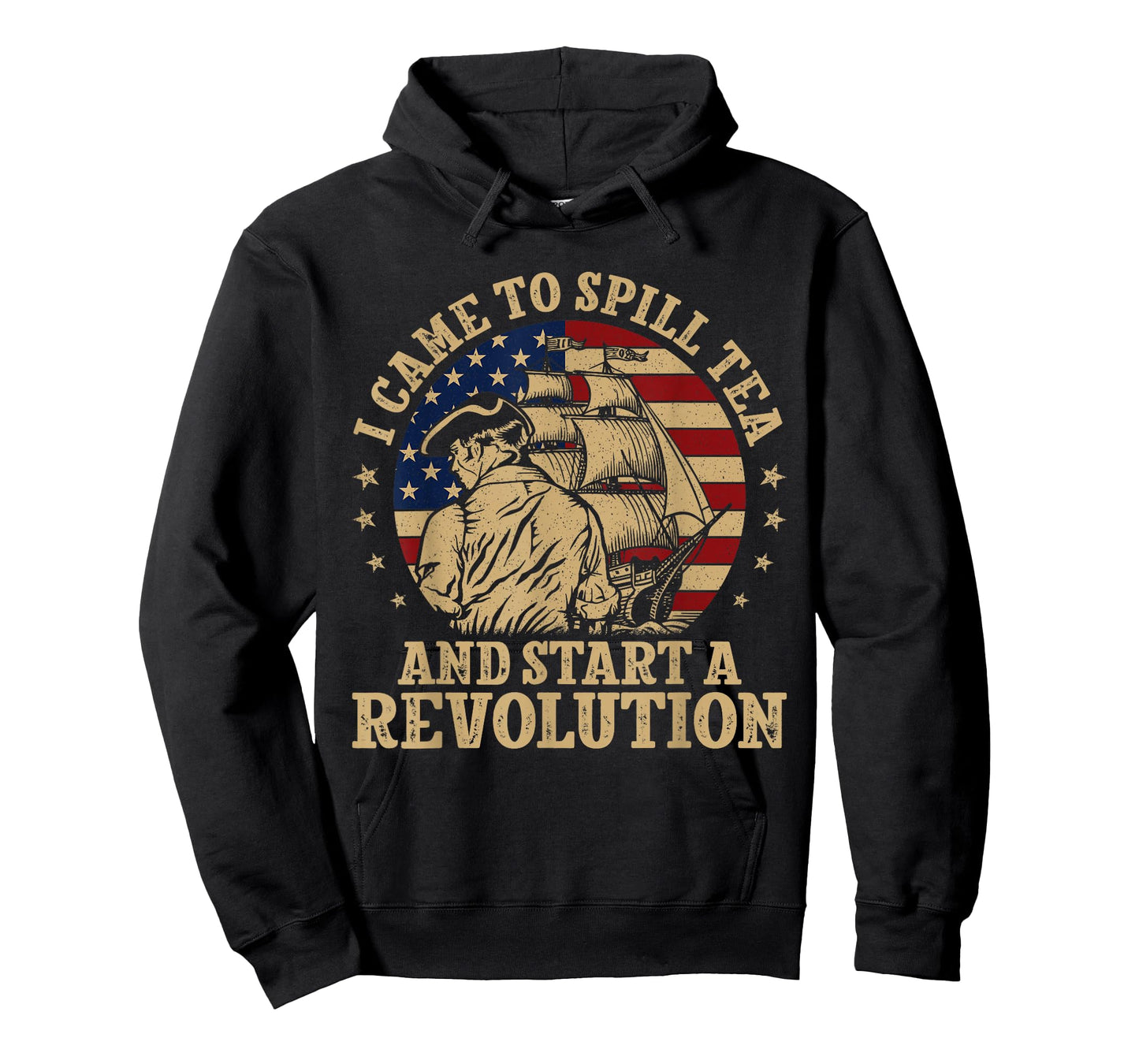 Funny Tea Party Historian American Flag US History Boston T-Shirt