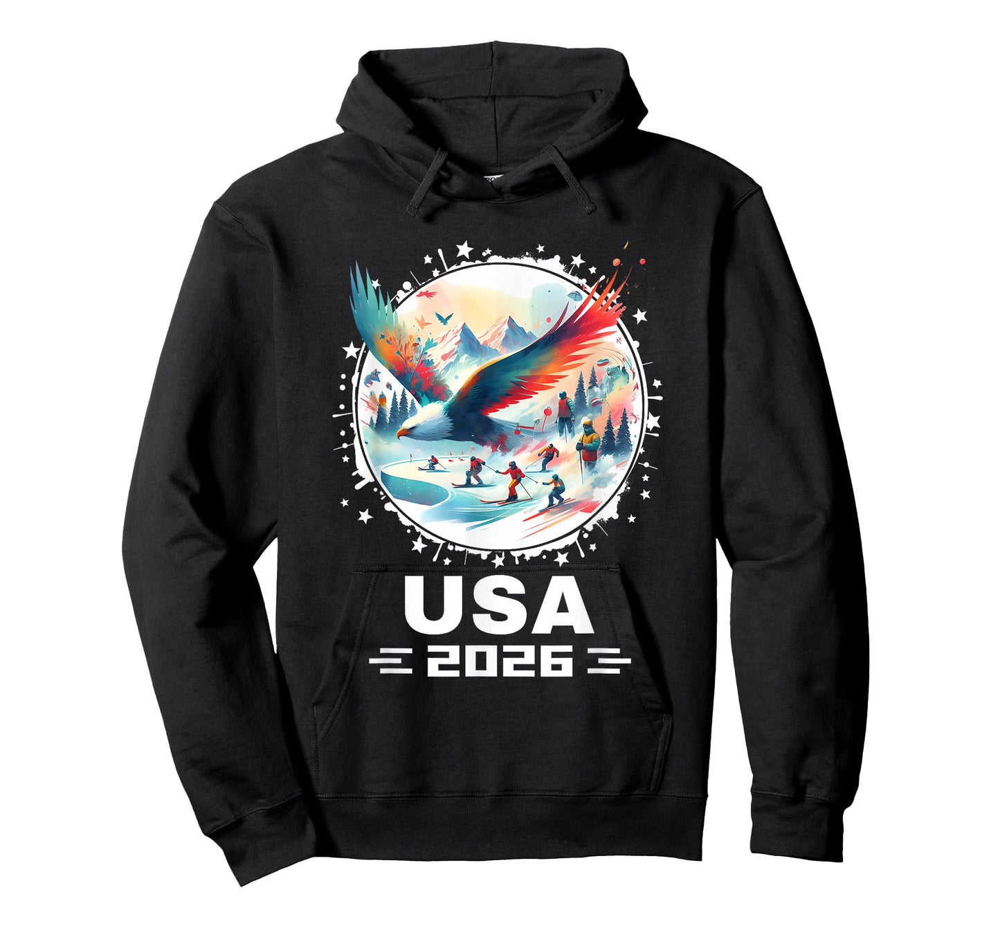 USA 2026 Go United States Winter Sport USA Team 2026 USA T-Shirt