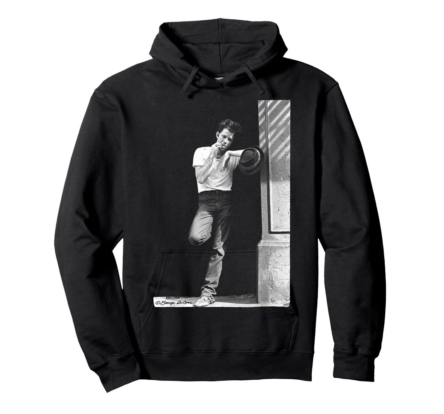 Tom Waits Portrait in Street by George DuBose T-Shirt