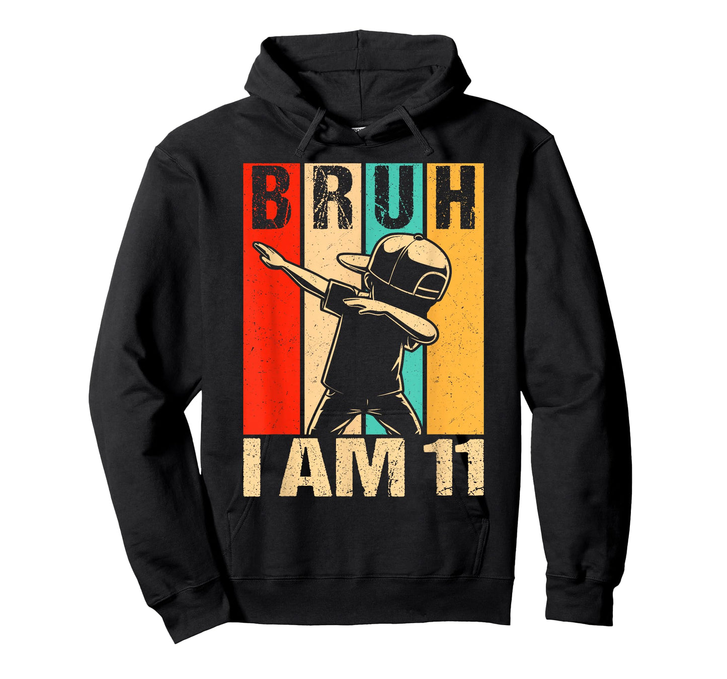 11 Year Old Birthday Dabbing Boy Bruh It's My 11th Birthday T-Shirt