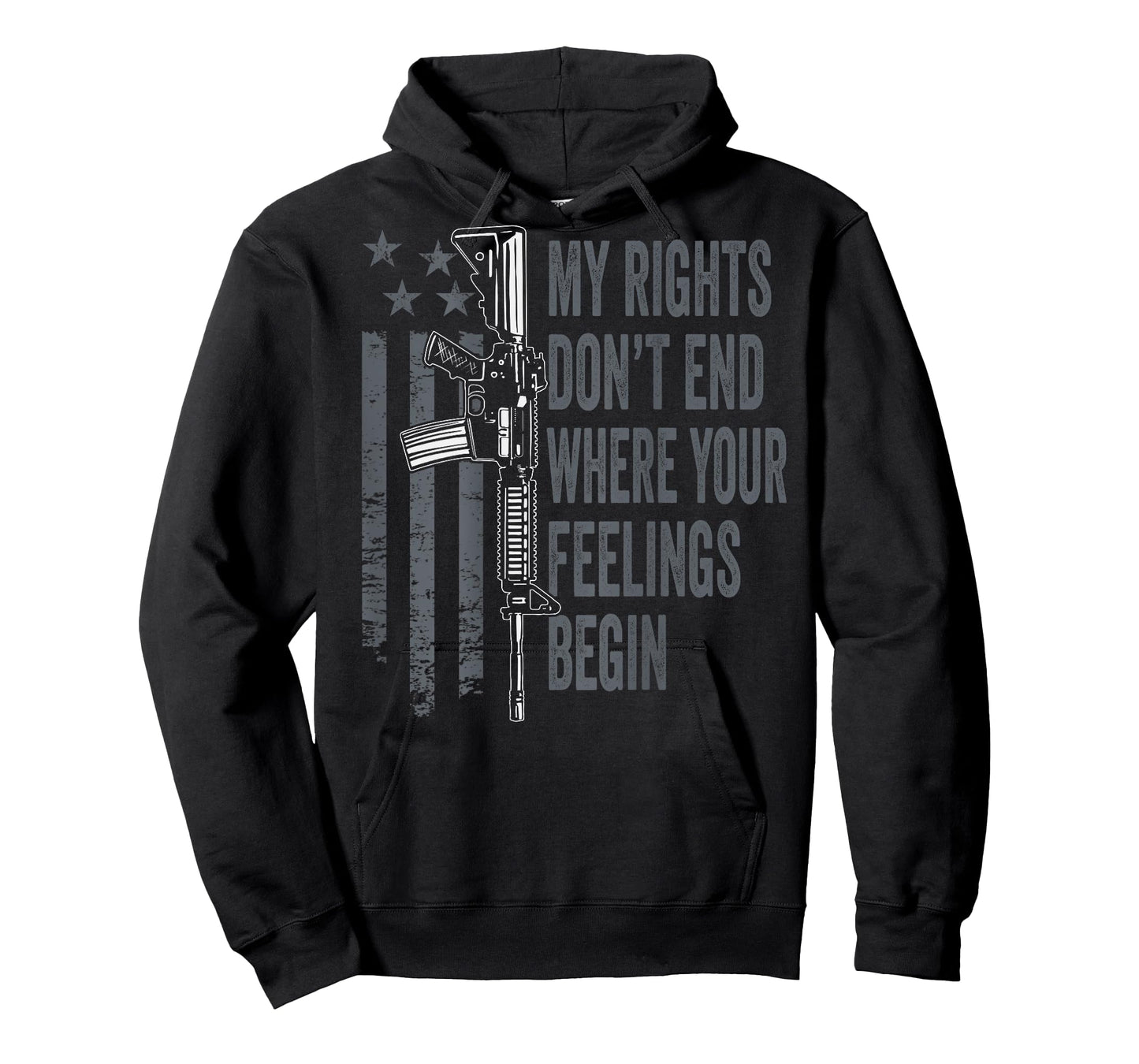 My Rights Don't End Where Your Feelings Begin (ON BACK) T-Shirt