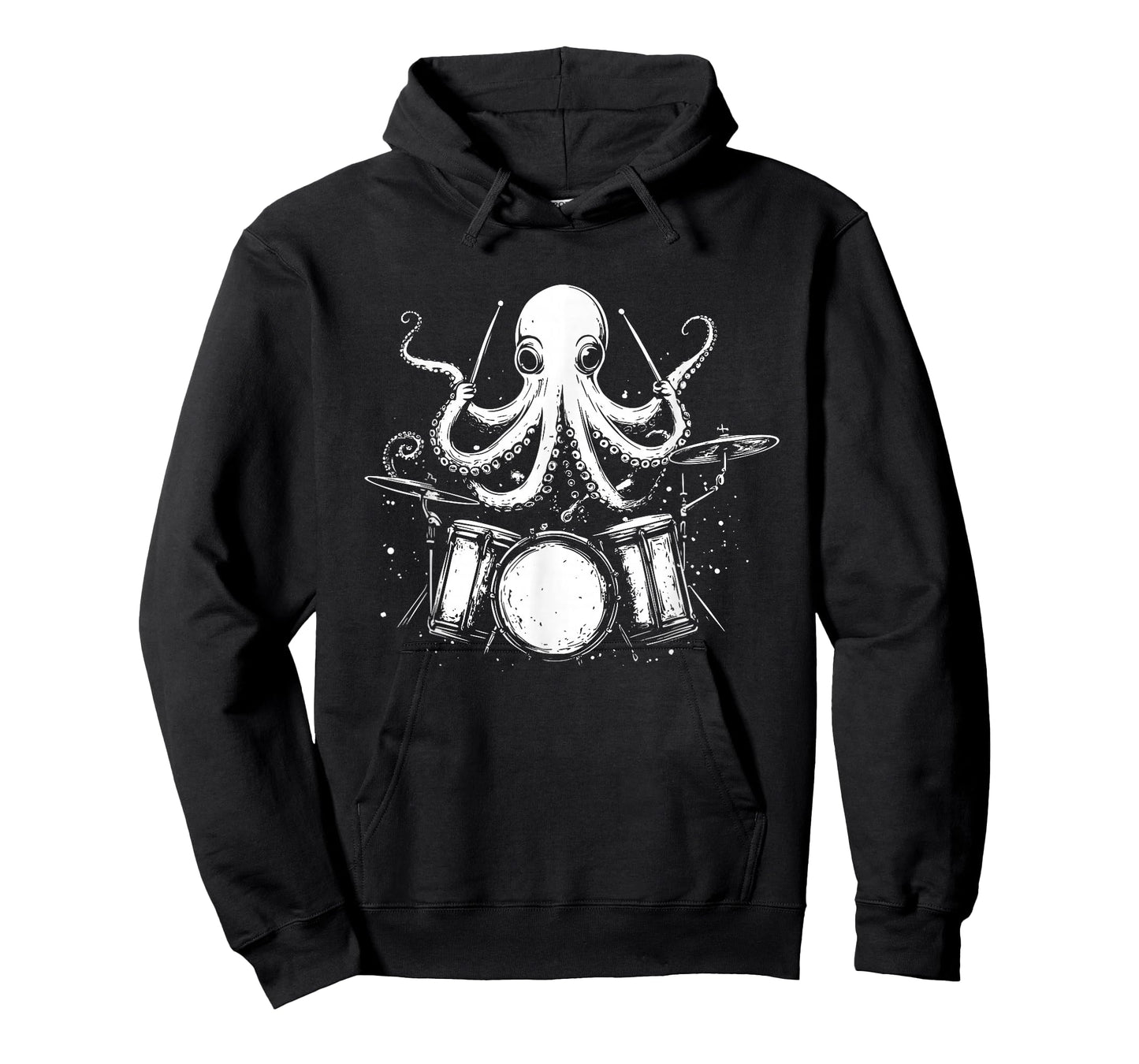 Funny Octopus Drummer Drums Drumming Music Lover T-Shirt