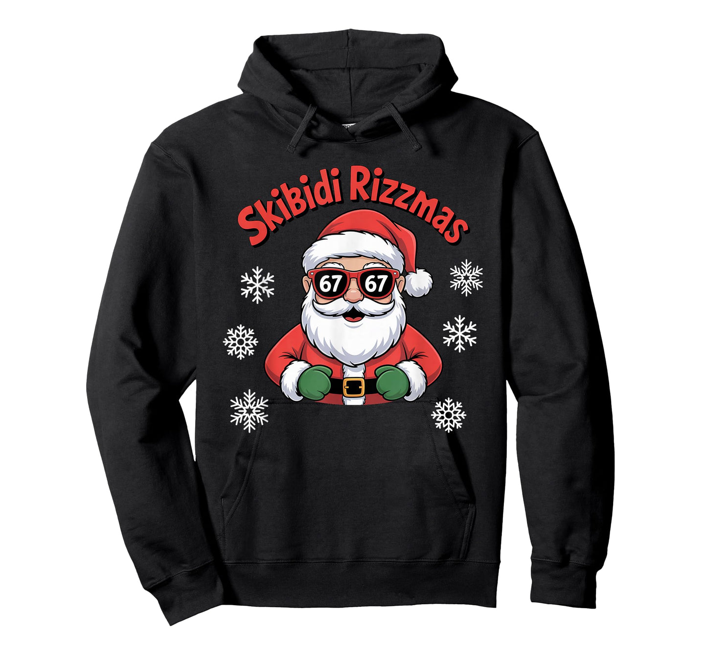 Merry Rizz Mas 67 Sigmas- Funny School Christmas T-Shirt