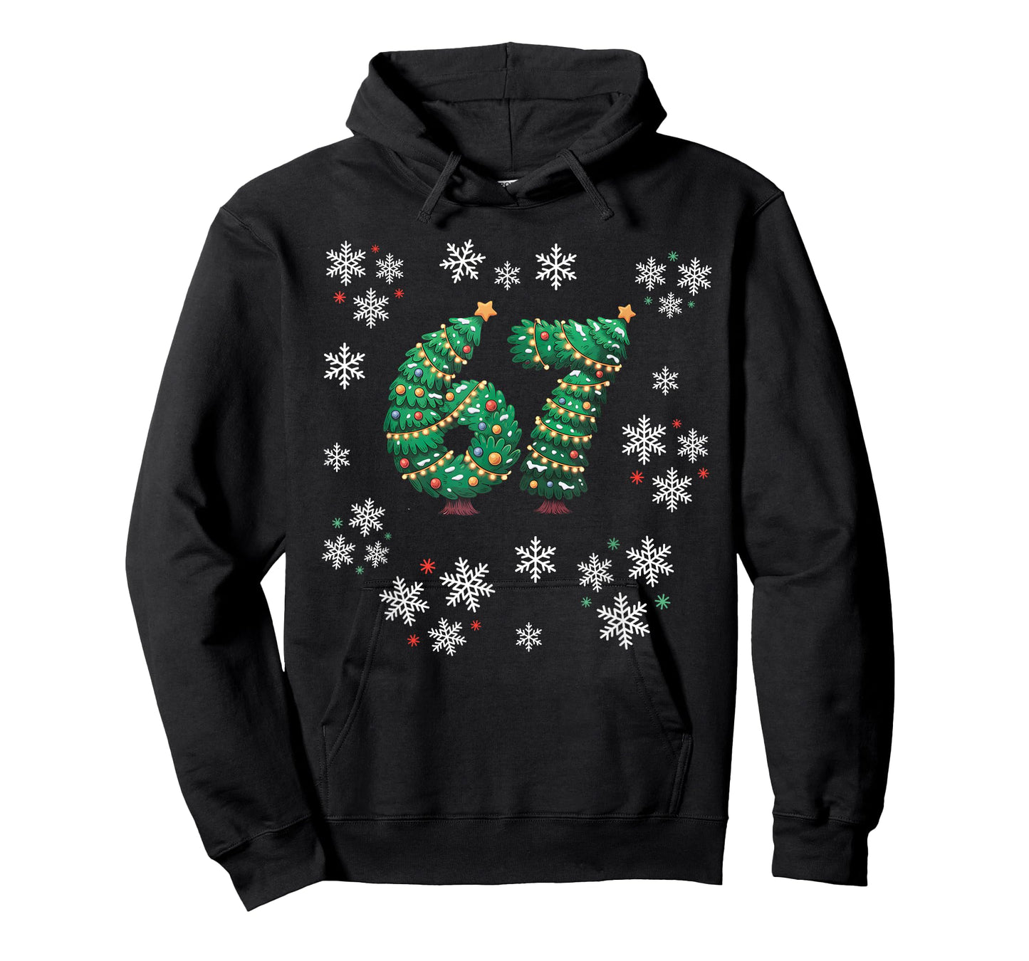 67 Christmas Sweater 6 7 Middle School Ugly Christmas Tree T-Shirt
