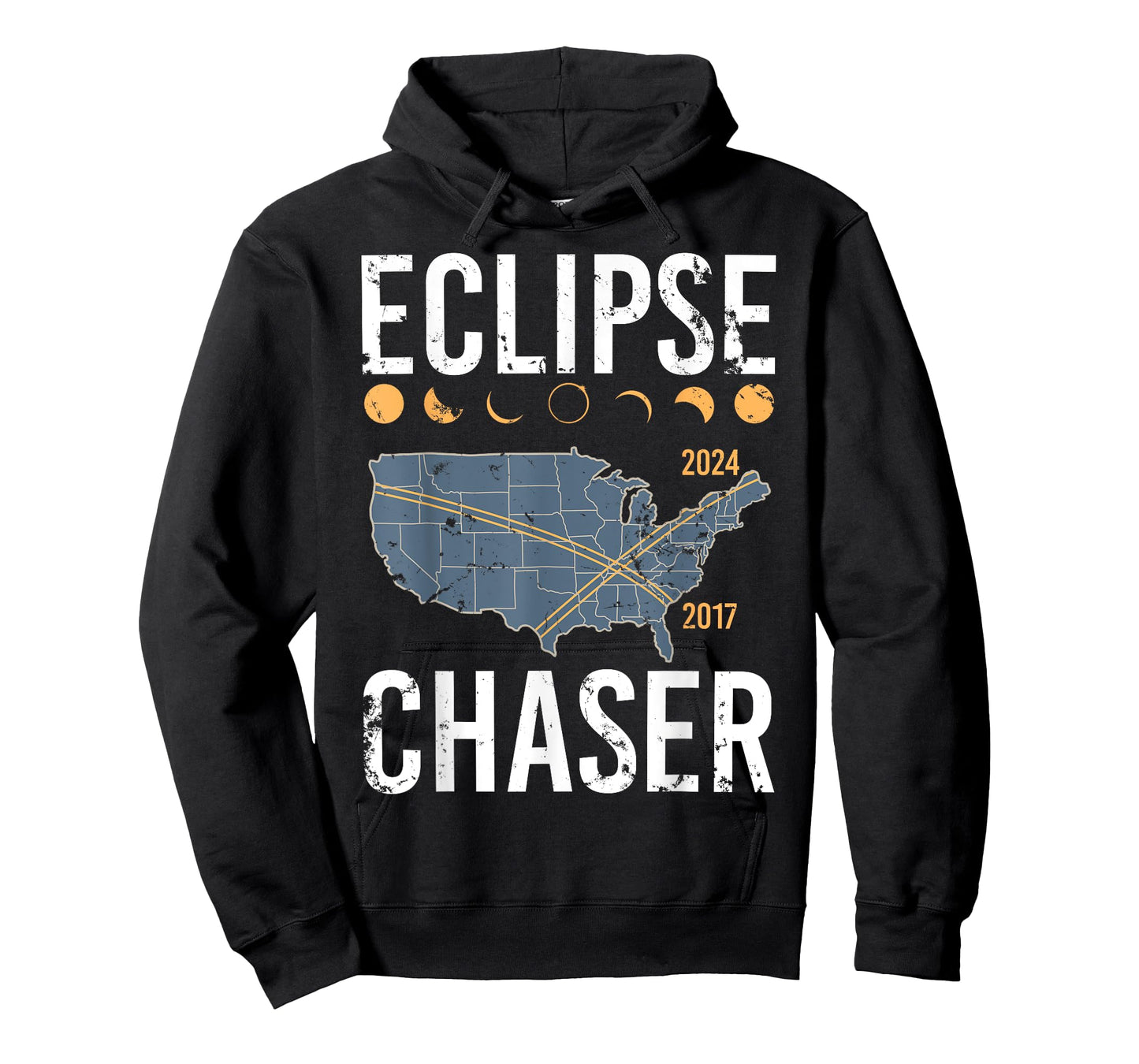Eclipse Chaser Solar Eclipse Twice In A Lifetime Vintage T-Shirt