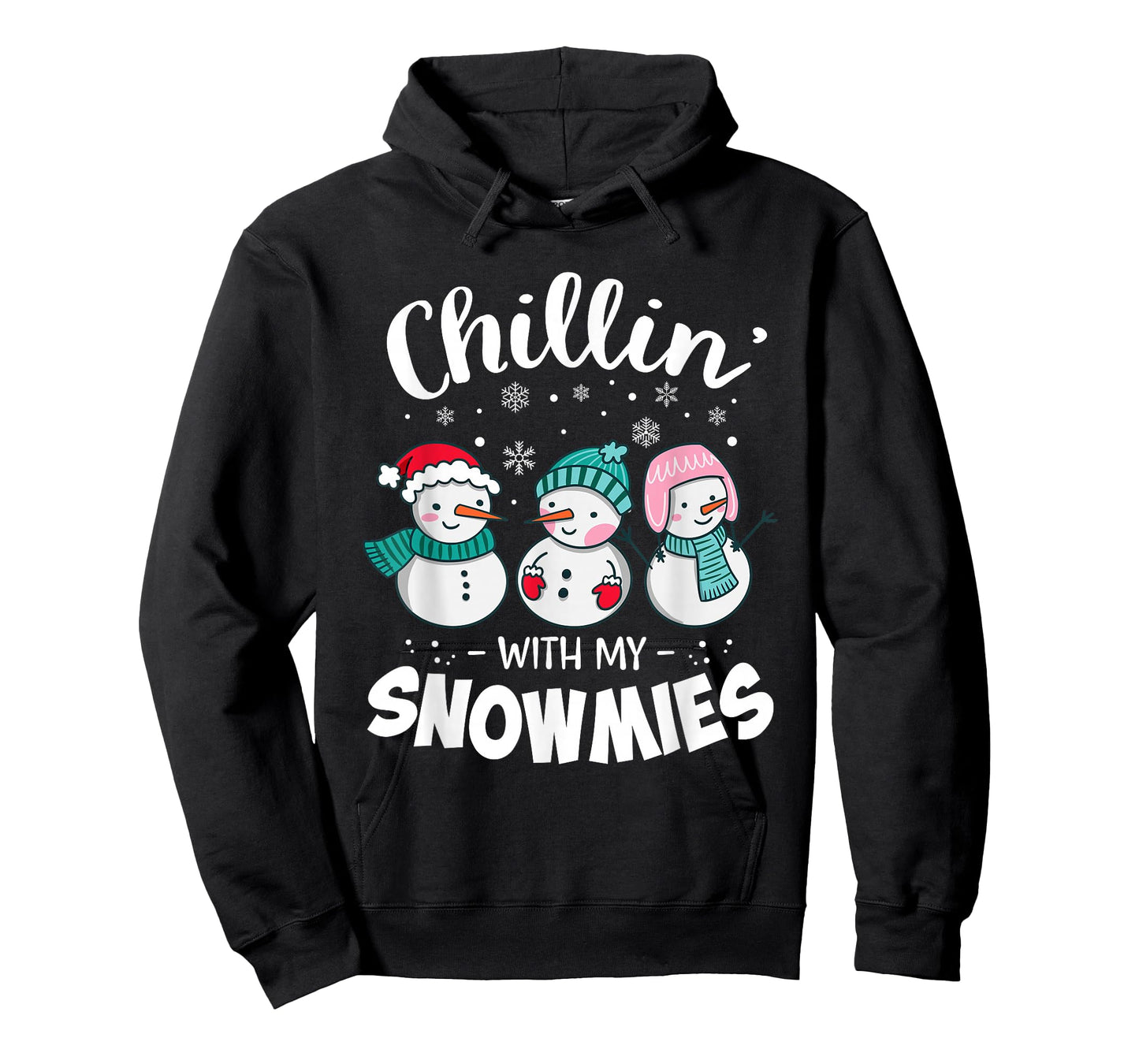 Chillin with My Snowmie Women Christmas Snowman Teacher Snow T-Shirt