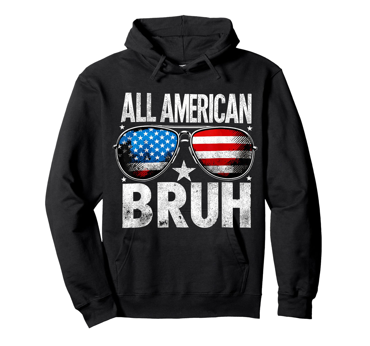 All American Bruh 4th of July Boys Patriotic Kids T-Shirt