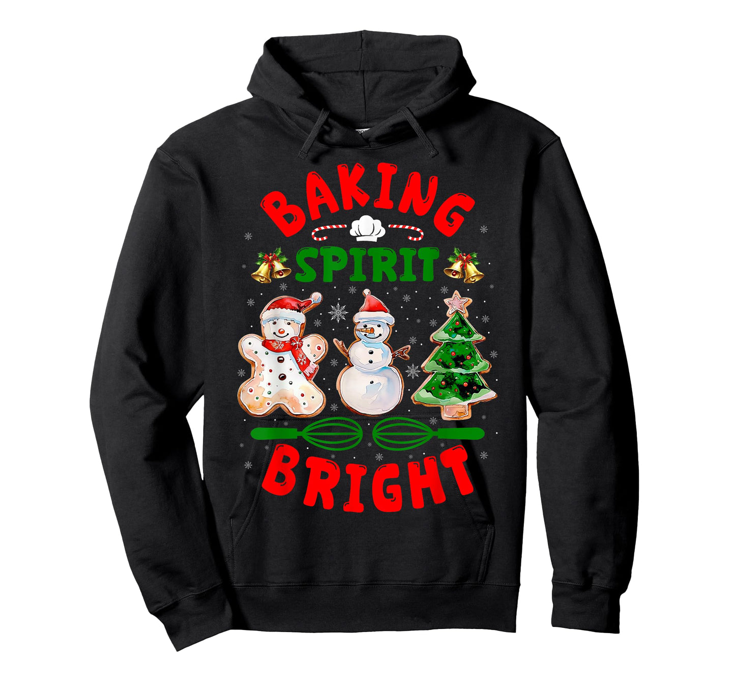Baking Spirit Bright Donut Christmas Tree Xmas Cookie Kids T-Shirt