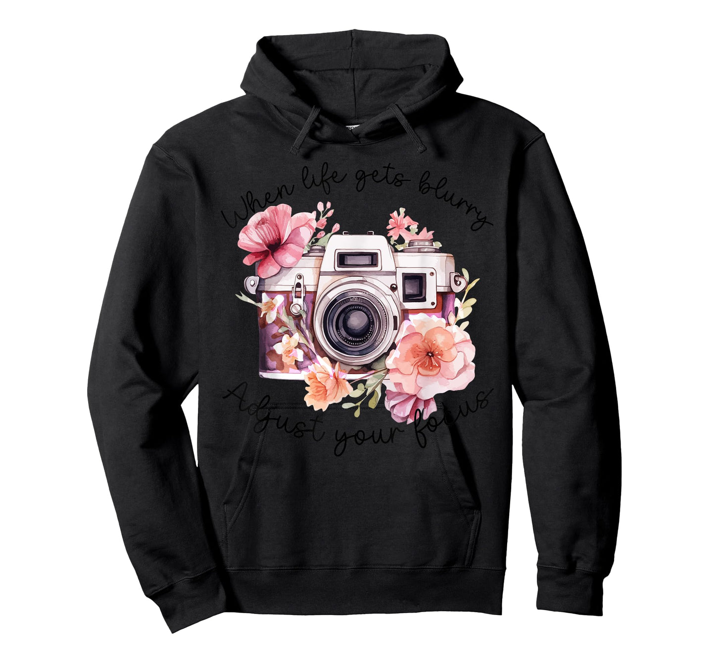 When Life Gets Blurry Adjust Your Focus Camera Photography T-Shirt