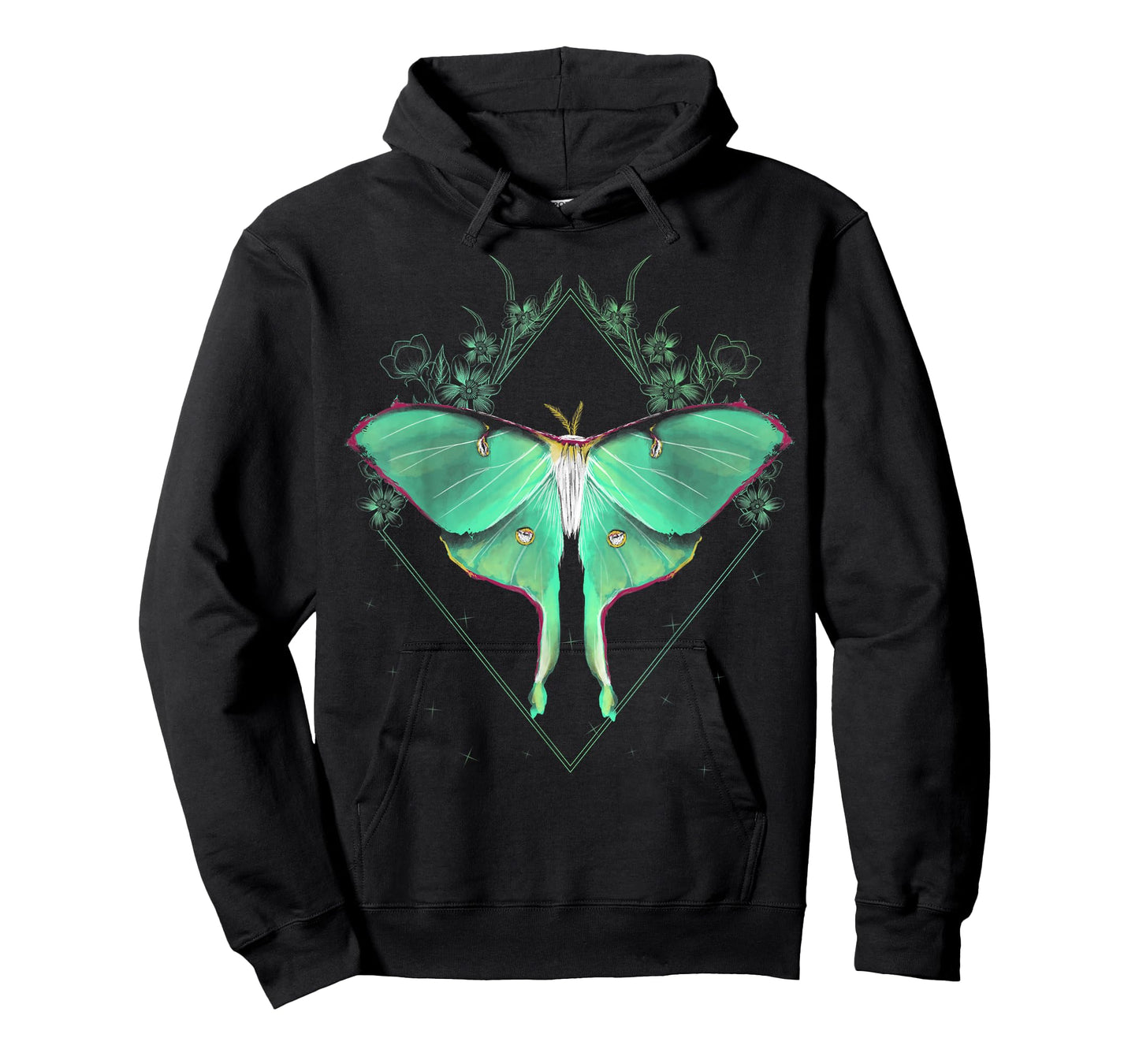 Cute Luna Moth Beautiful Butterfly Insect Lover Themed T-Shirt Small