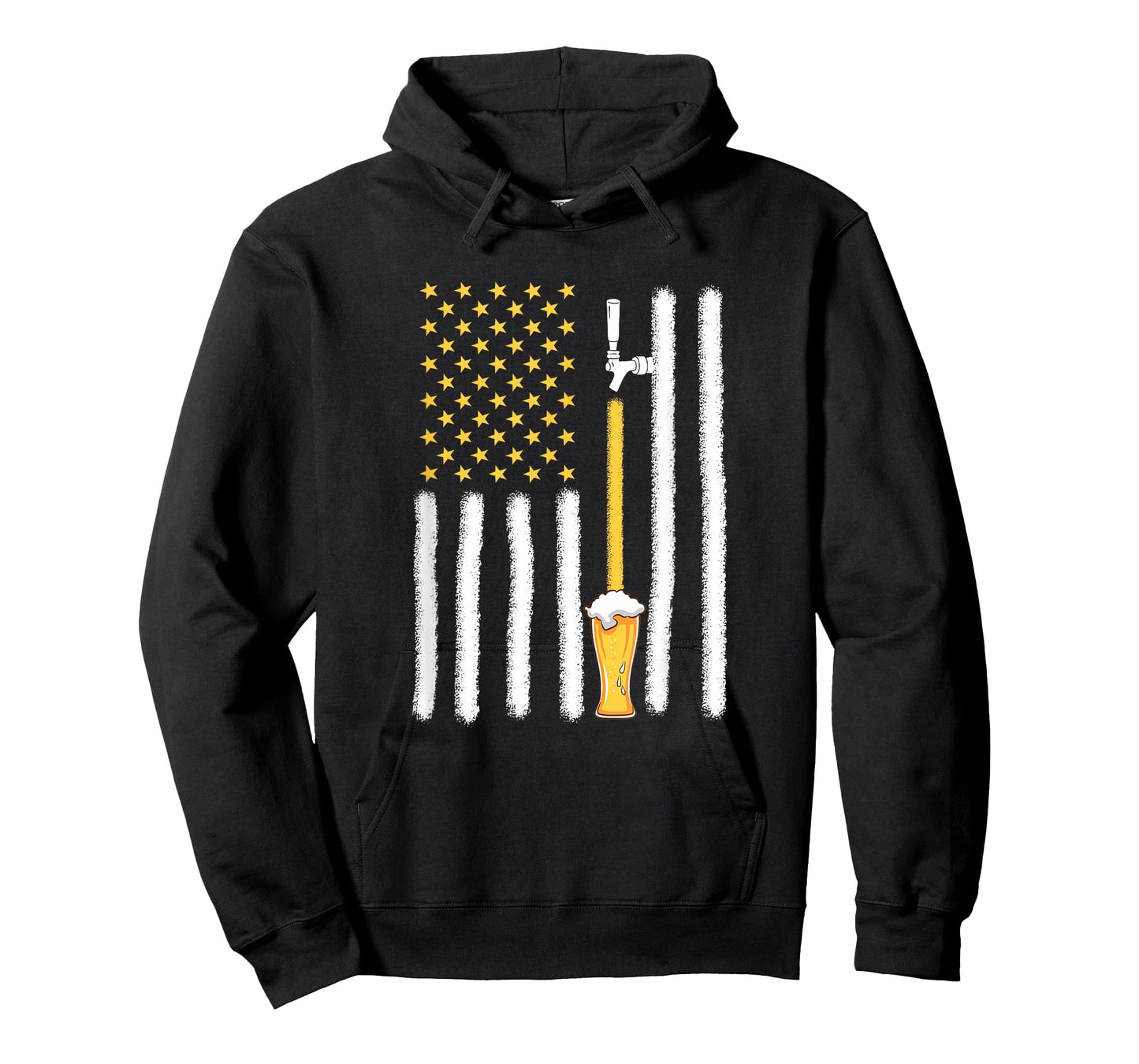 Craft Beer American Flag USA 4th July Brewery T-Shirt