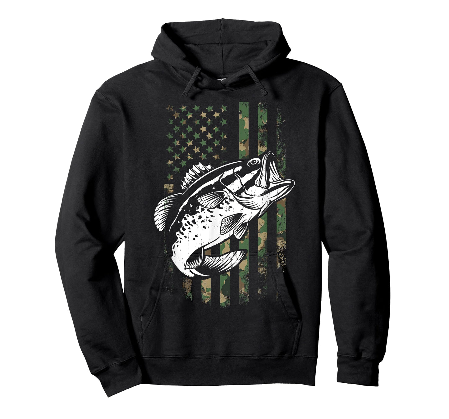 Fishing Patriotic USA Flag Camouflage Women Kids Men T-Shirt