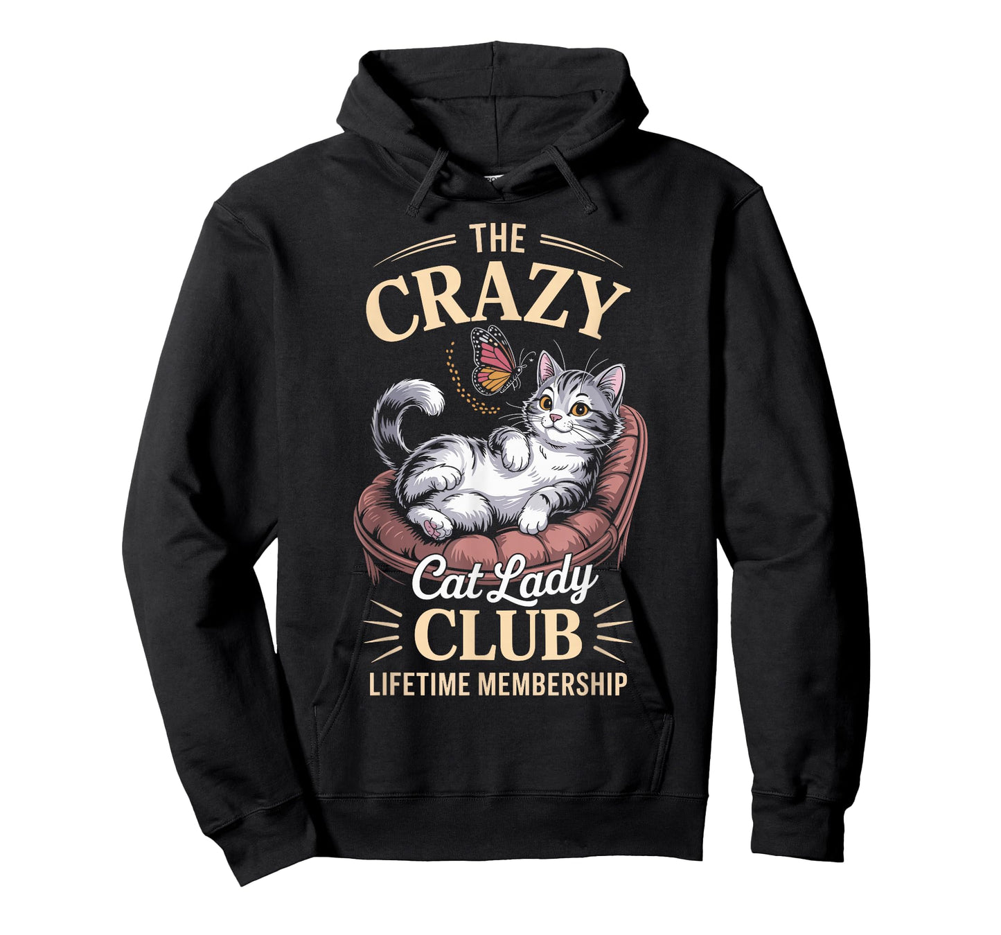 The Crazy Cat Lady Club Funny Cat Lover T-Shirt