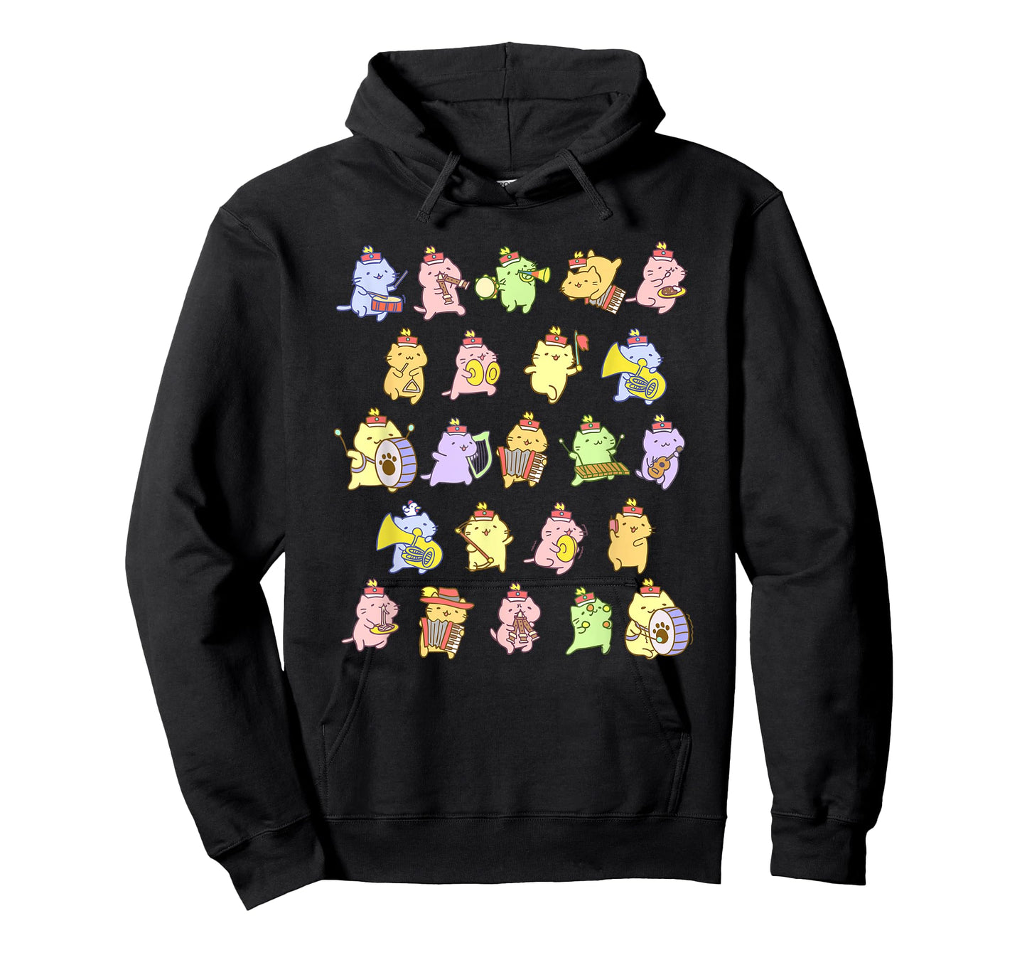 Mitchiri Neko March Cute cat band! T-Shirt