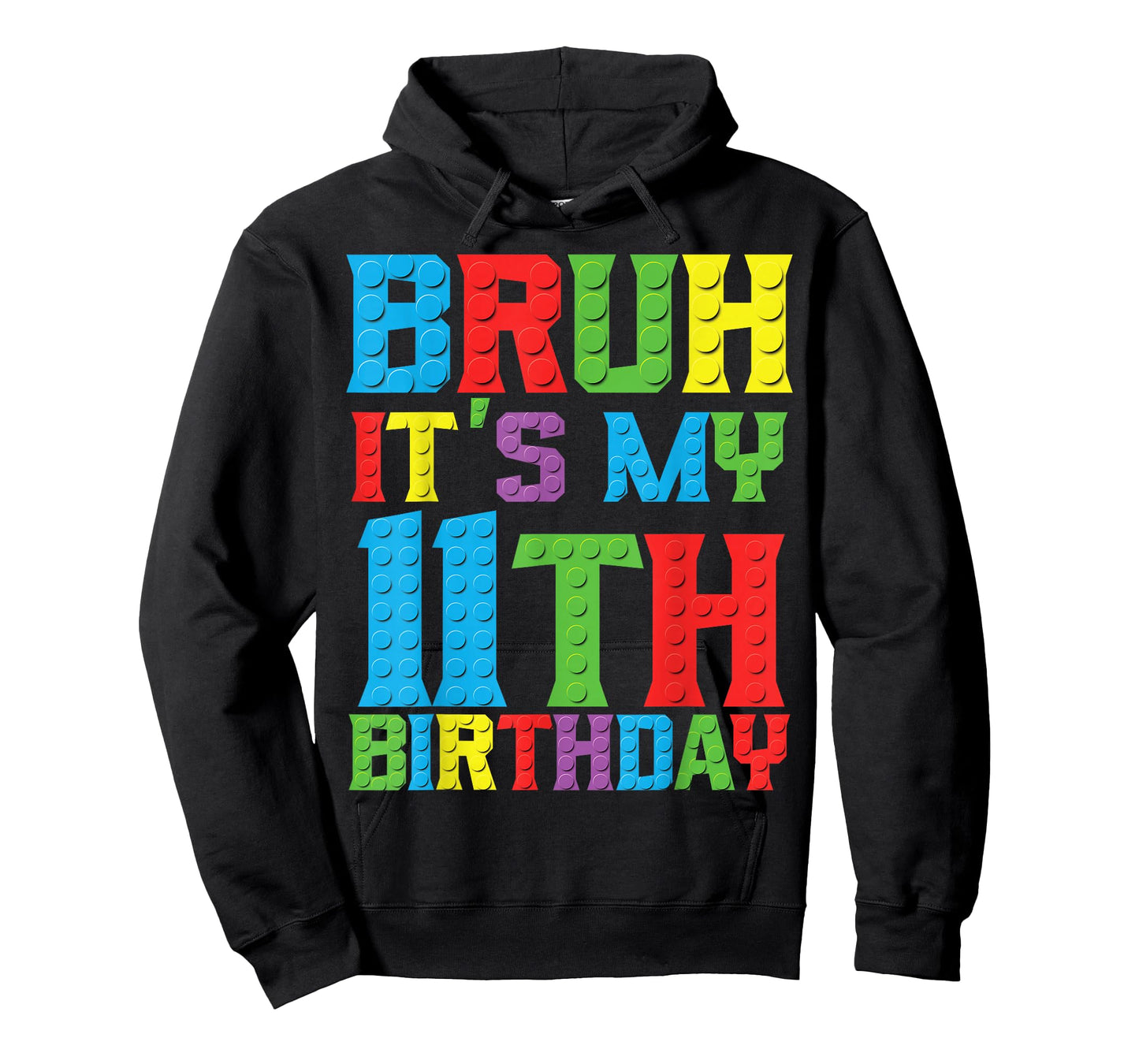 Bruh its my birthday 11 Master Builder 11th Birthday Boy T-Shirt