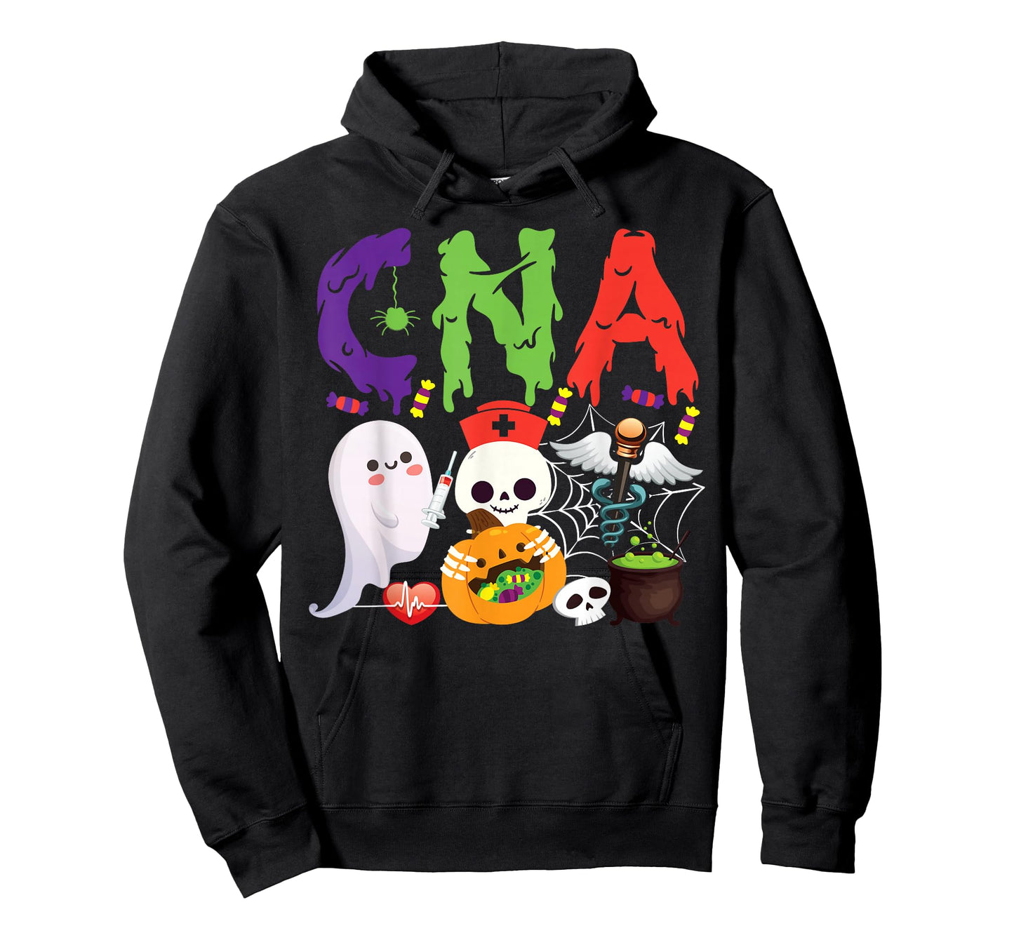 CNA Nurse Certified Nursing Assistant Halloween Cna T-Shirt