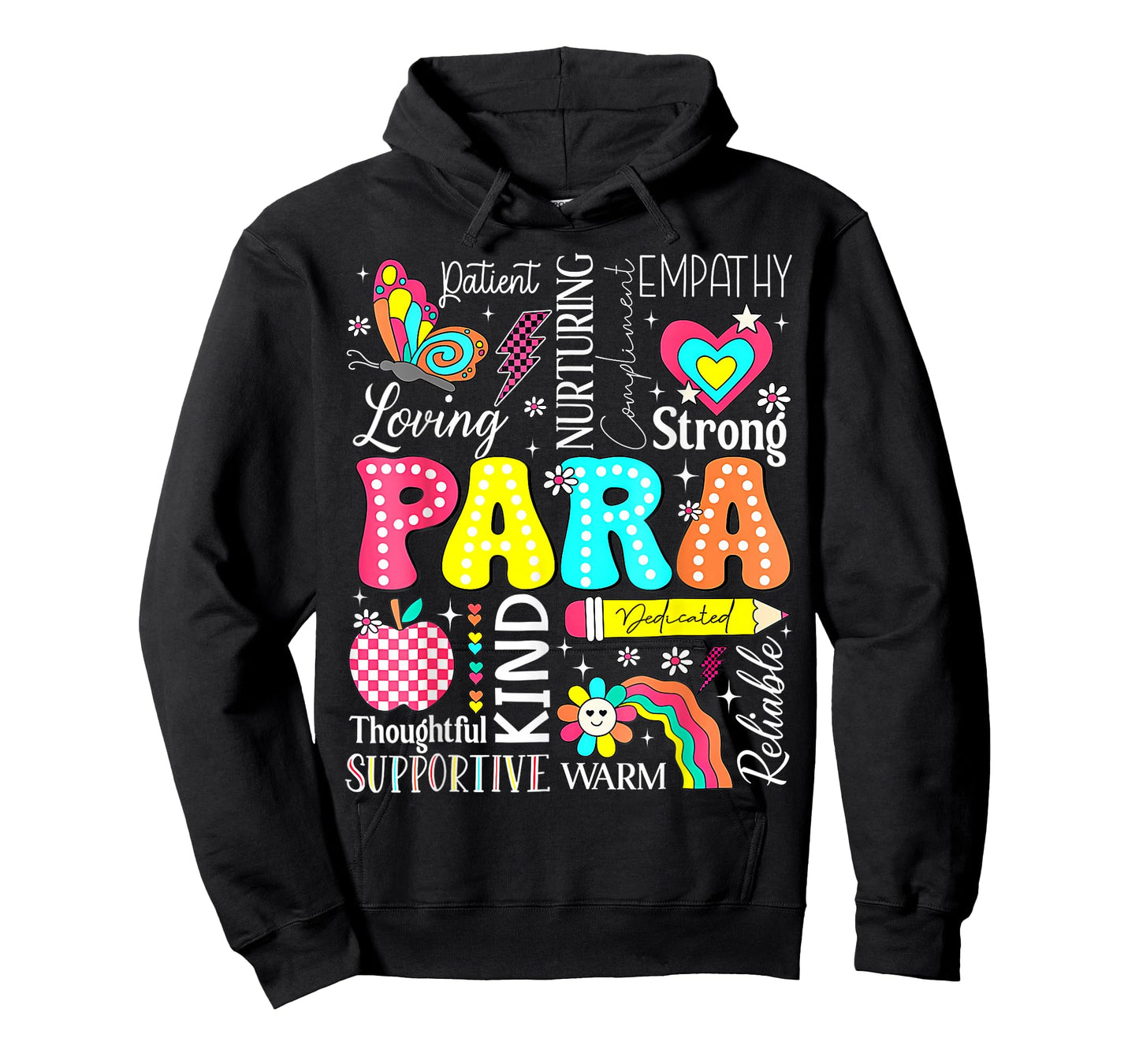 Para Paraprofessional Paraeducator First Day Back To School T-Shirt