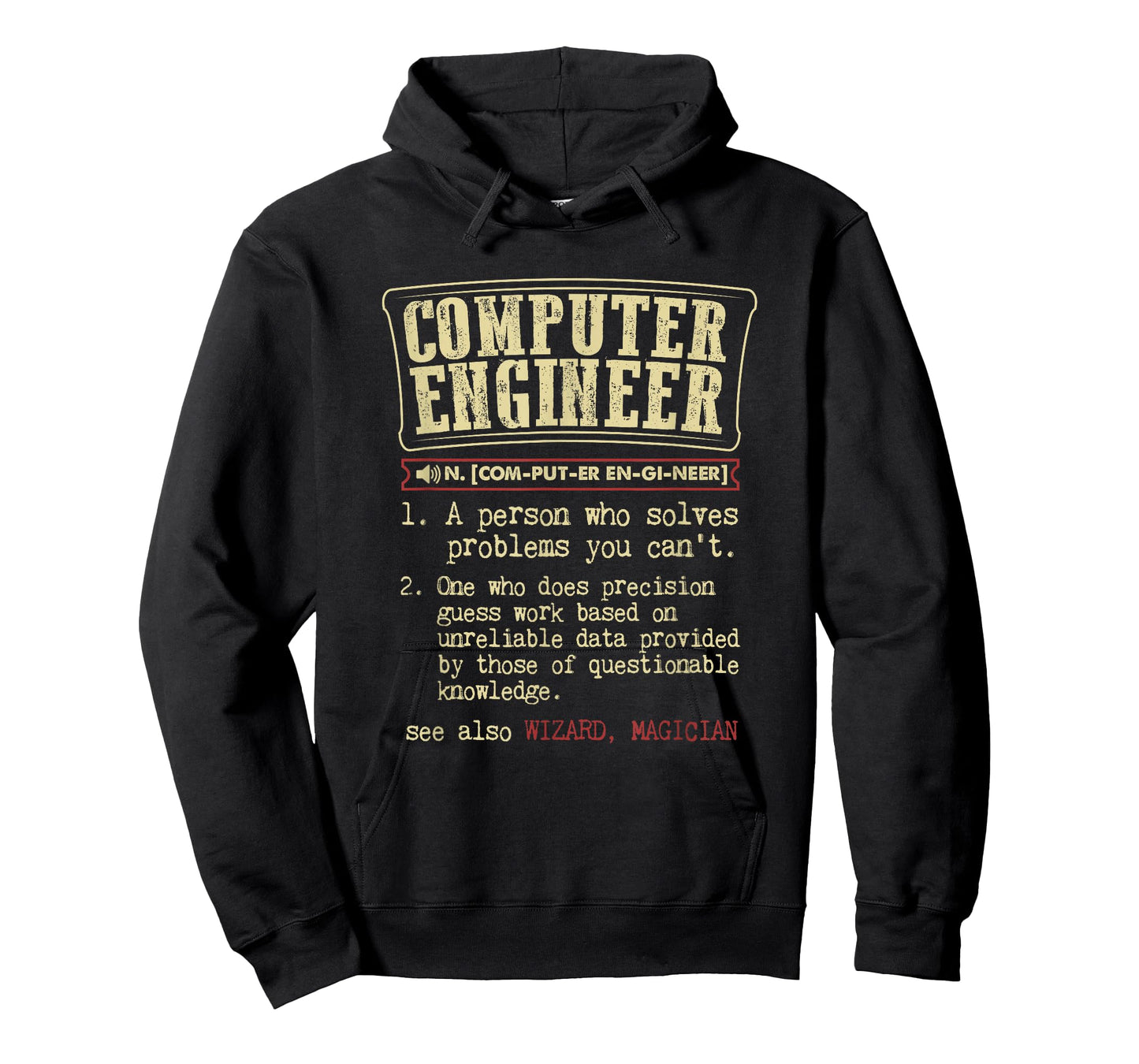 Computer Engineer Gift Funny Dictionary Definition T-Shirt