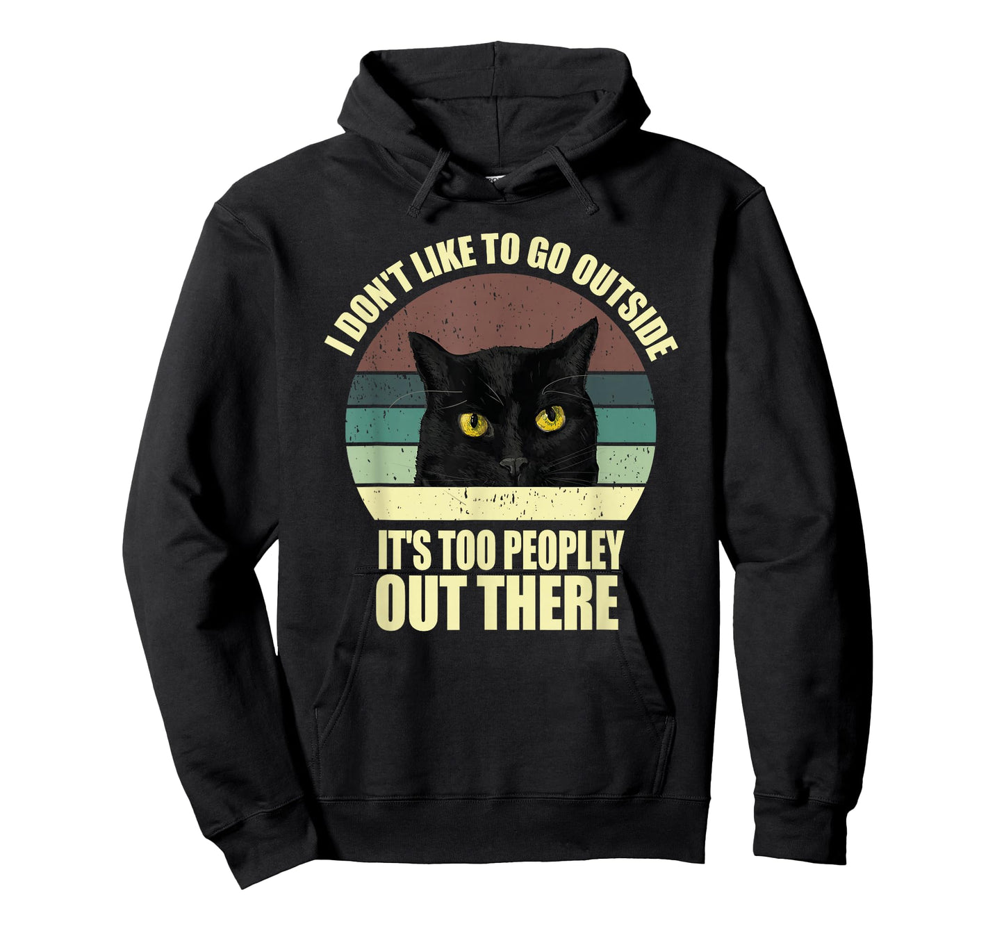Anti-Social But Cat-Friendly – Funny Introvert Design T-Shirt