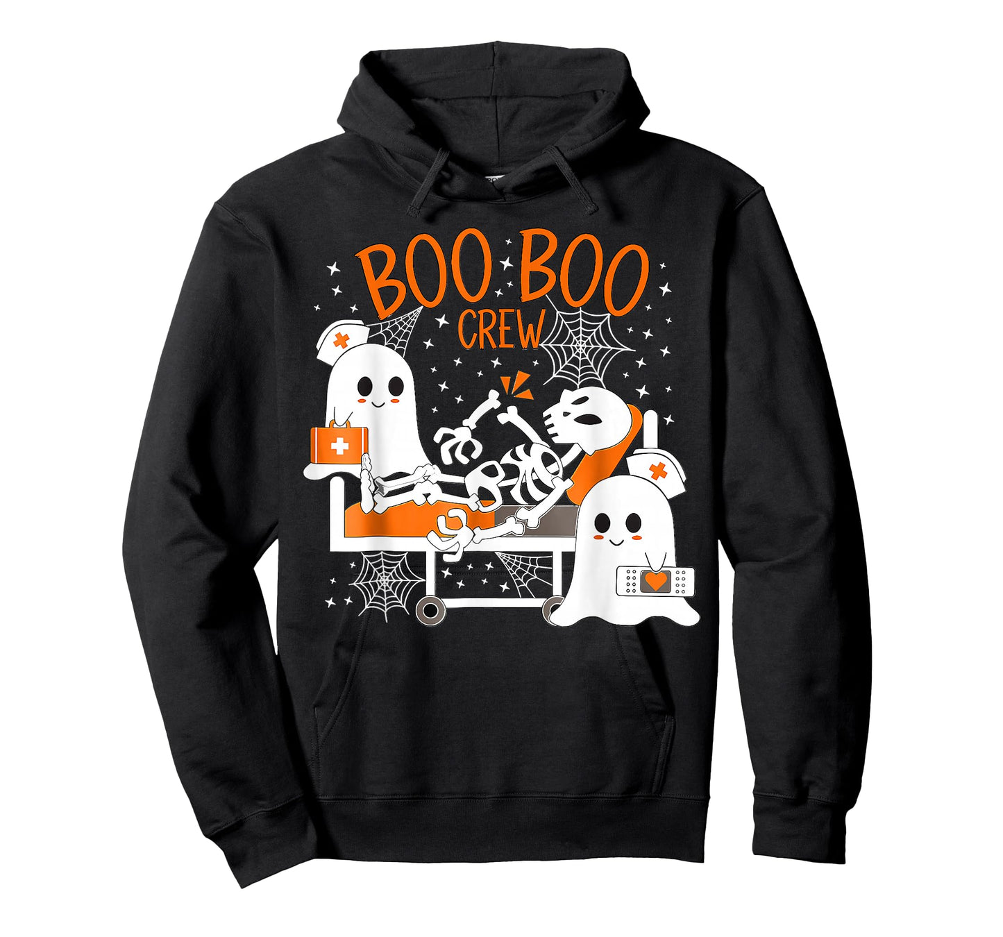 Cool Boo Boo Crew Ghost Doctor Paramedic Nurse Halloween T-Shirt