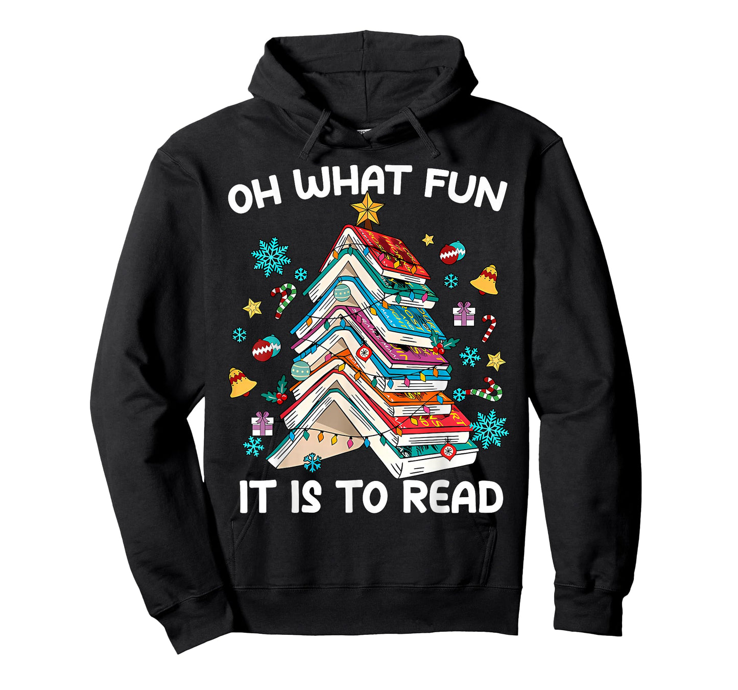 Oh What Fun It is to Read Book Tree Lights for Everyone T-Shirt