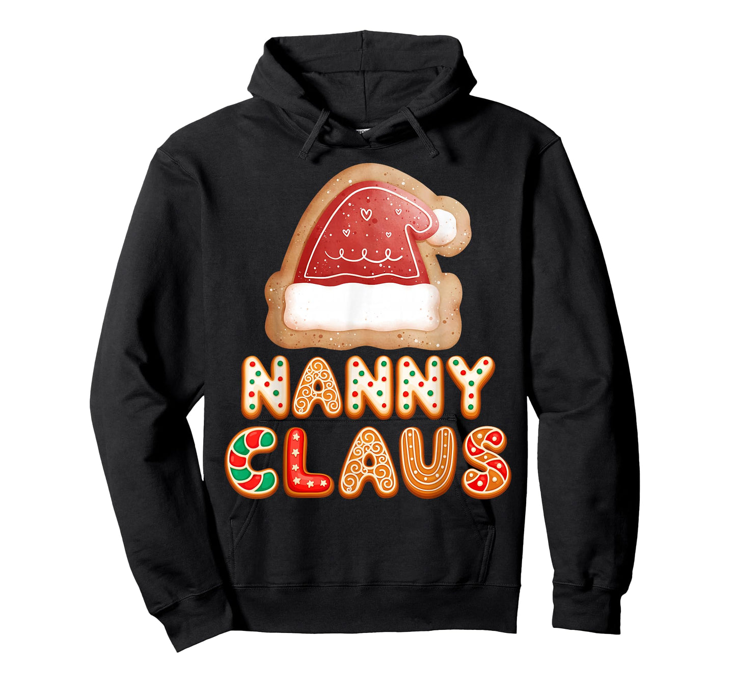 Christmas Cookies Baking Nanny Claus Family Matching Pajama T-Shirt