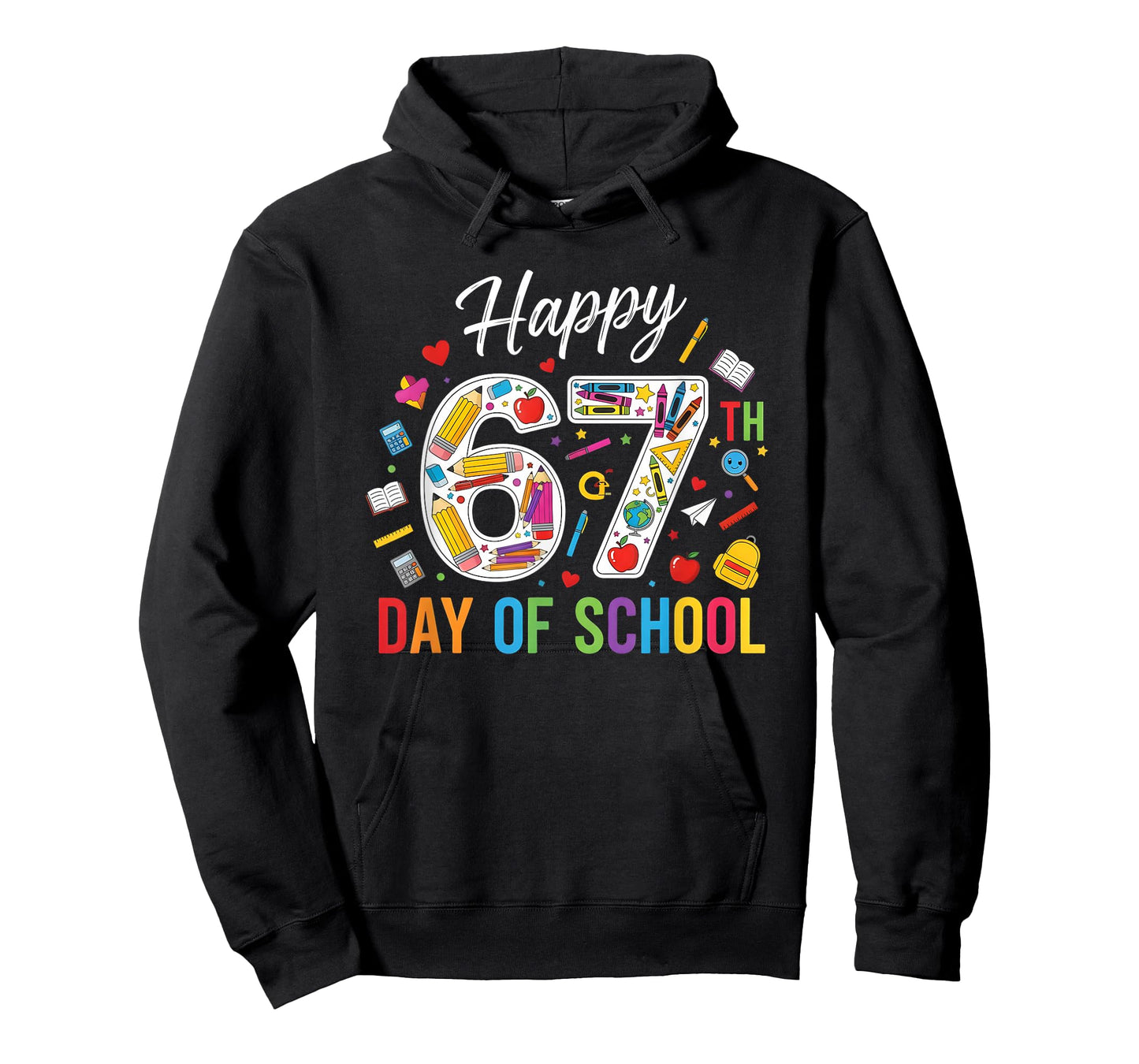 Happy 67th Day of School 67 Meme Humor 6 7 Funny Six Seven T-Shirt