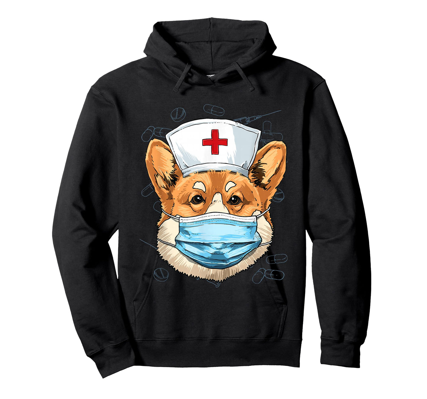 Corgi Dog Nurse RN Nursing School Graduation T-Shirt