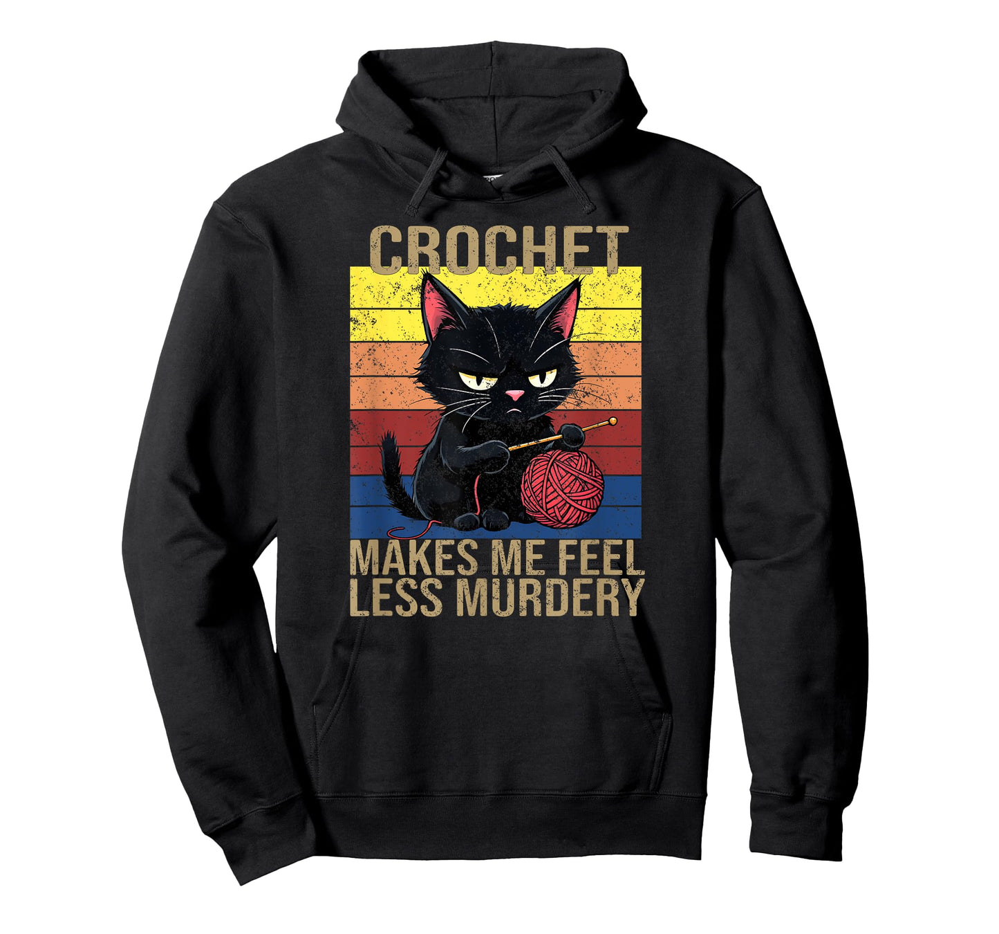 Crochet Mom Makes Me Feel Less Murdery Vintage T-Shirt