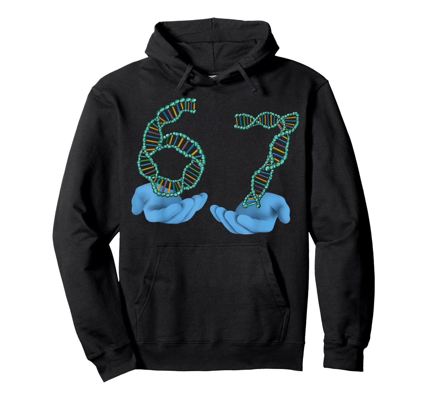 Funny 67 Number Meme DNA Replication Molecular Science Humor T-Shirt