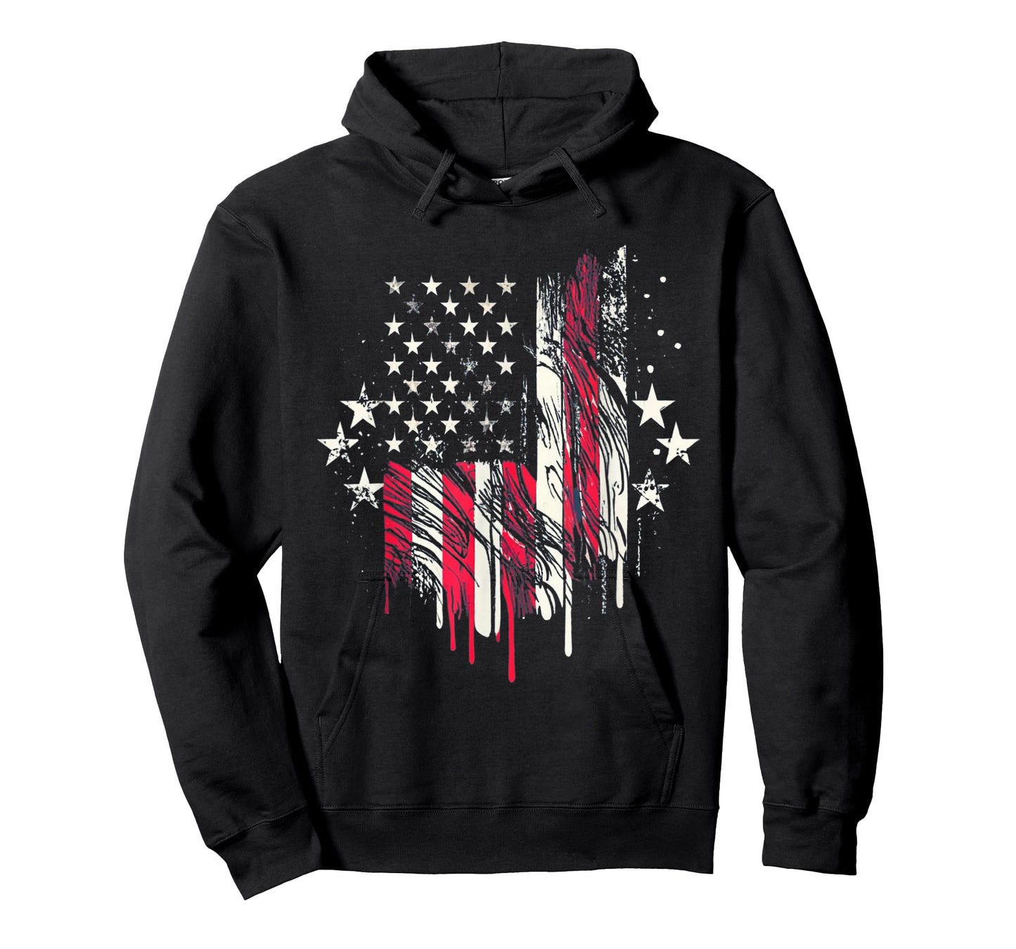 American Flag Mens USA Toddler American Flag 4th of July T-Shirt