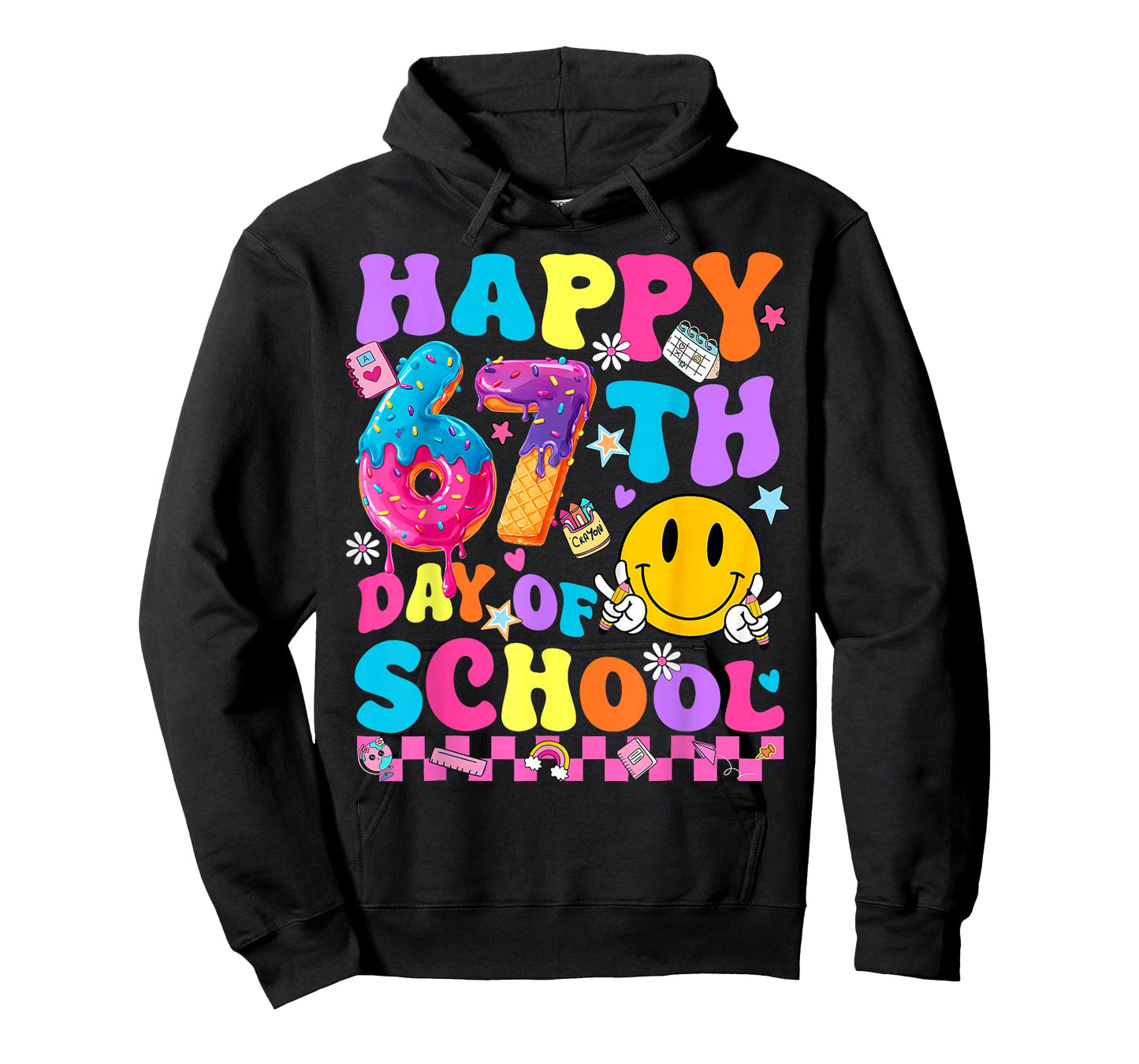 Happy 67 Days of School 67th Day Smarter Six Seven Meme T-Shirt
