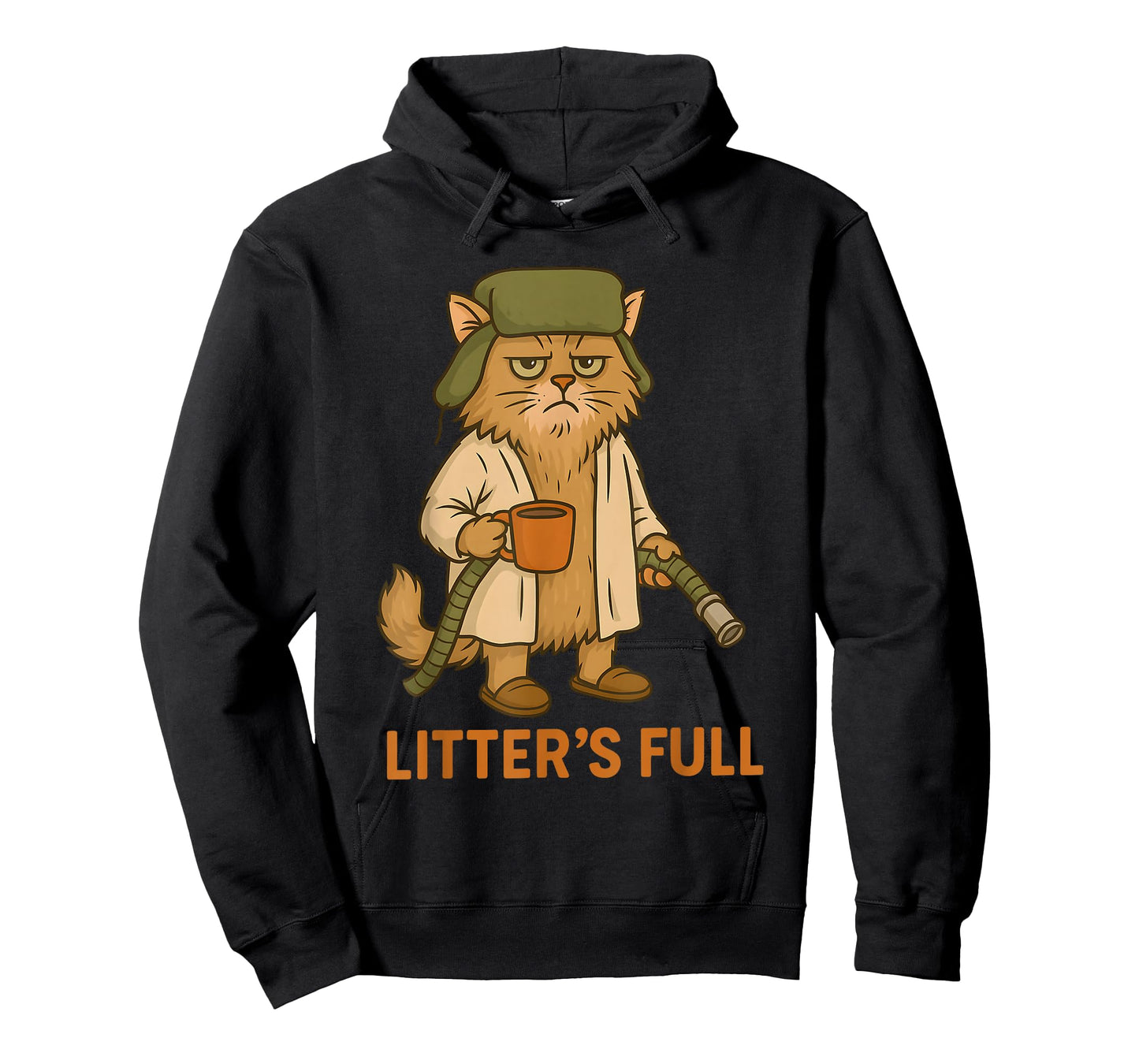 Litter’s Full Funny Cat Christmas Humor Quote T-Shirt