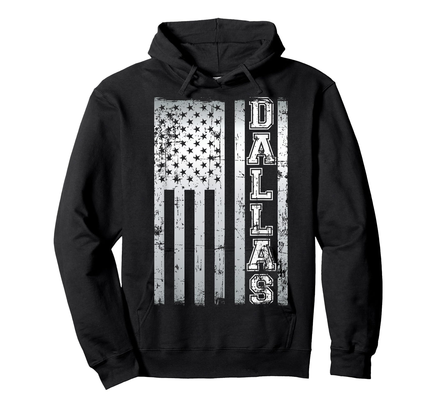 Distressed Dallas Loves America US Flag T-Shirt