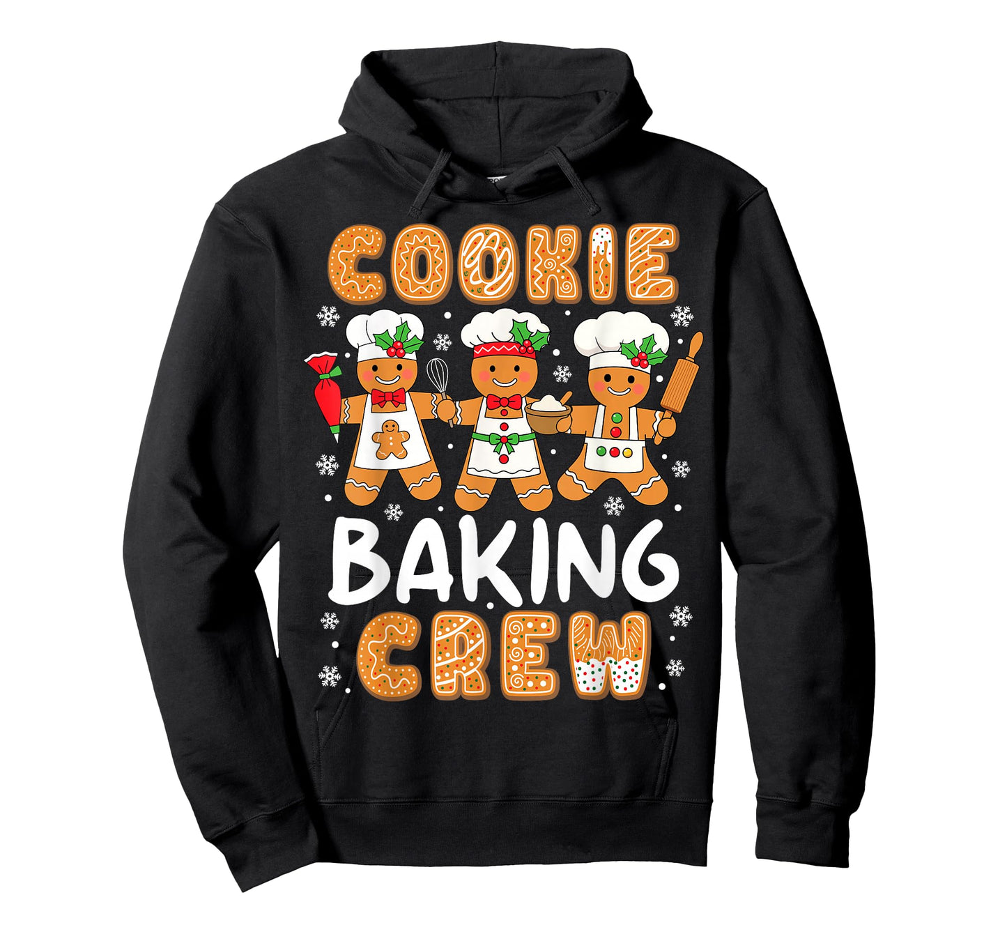 Cookie Baking Crew Christmas Funny Gingerbread Lovers Kids T-Shirt