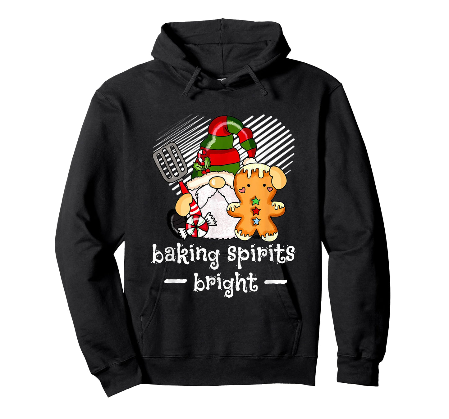 Christmas Gnome Baking Spirits Bright T-Shirt