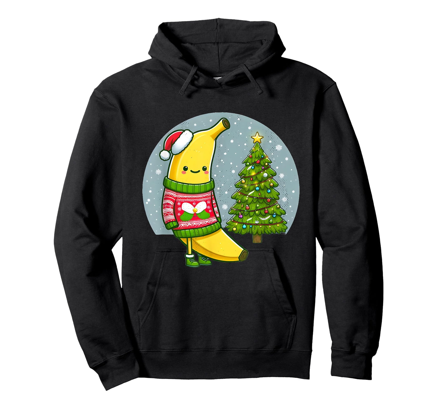 Banana in Ugly Christmas Sweater T-Shirt