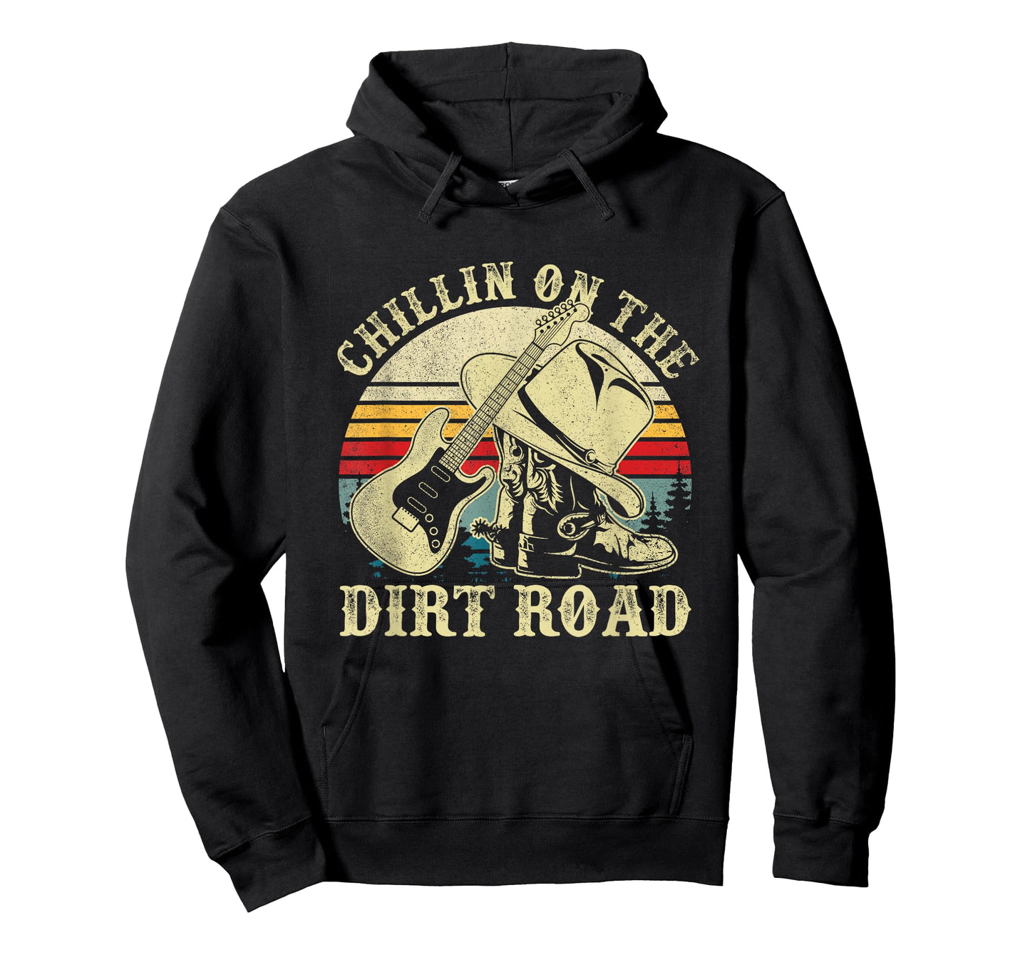 Chillin On The Dirt Road Western Life Rodeo Country Music T-Shirt