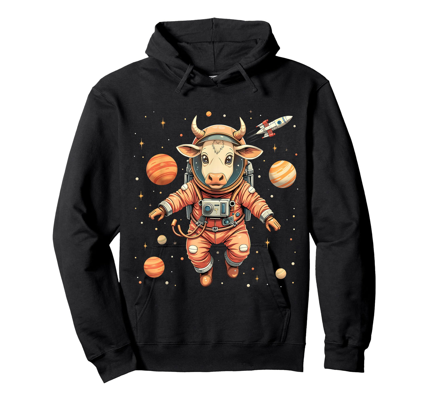 Cow In Space Astronaut Shirt Women Men Kids Funny Cow Animal T-Shirt