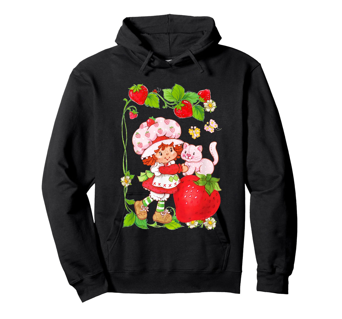 Strawberry Shortcake & Kitty Berry Picking Vintage T-Shirt