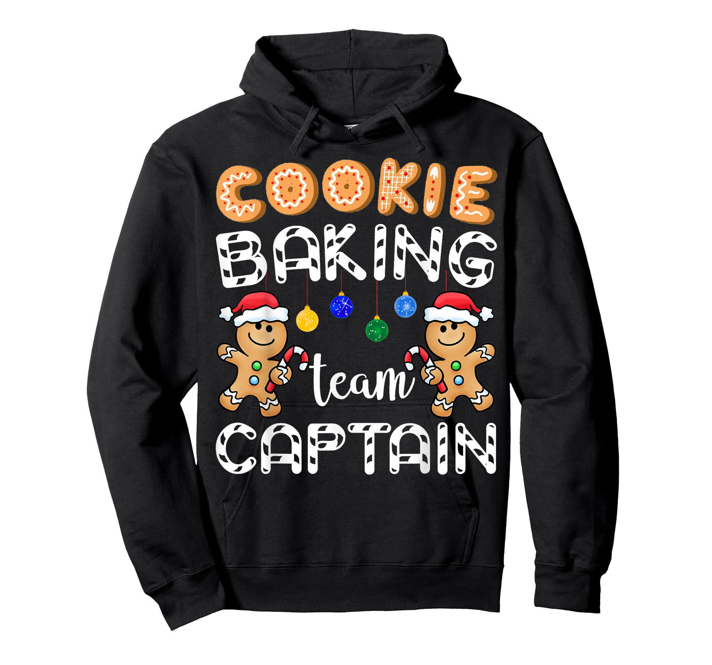 Cookie Baking Team Captain Gingerbread Funny Christmas Gift T-Shirt