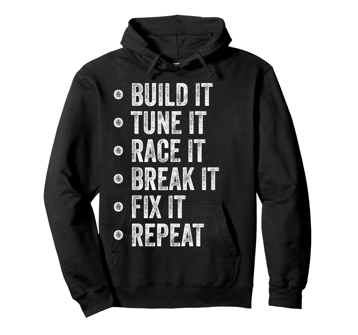 Build It Tune It Race It Repeat Funny Mechanic Car Guy T-Shirt
