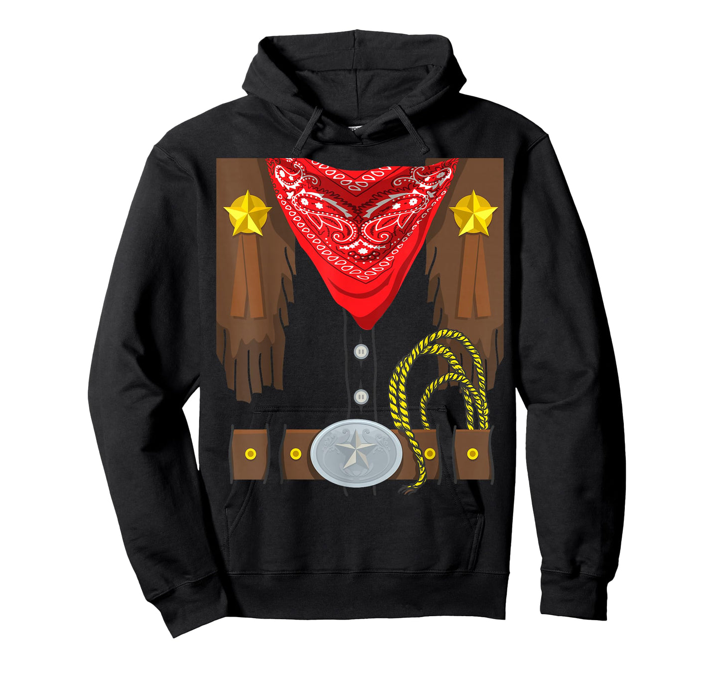 Cowboy Halloween Costume Rodeo Sheriff T-Shirt