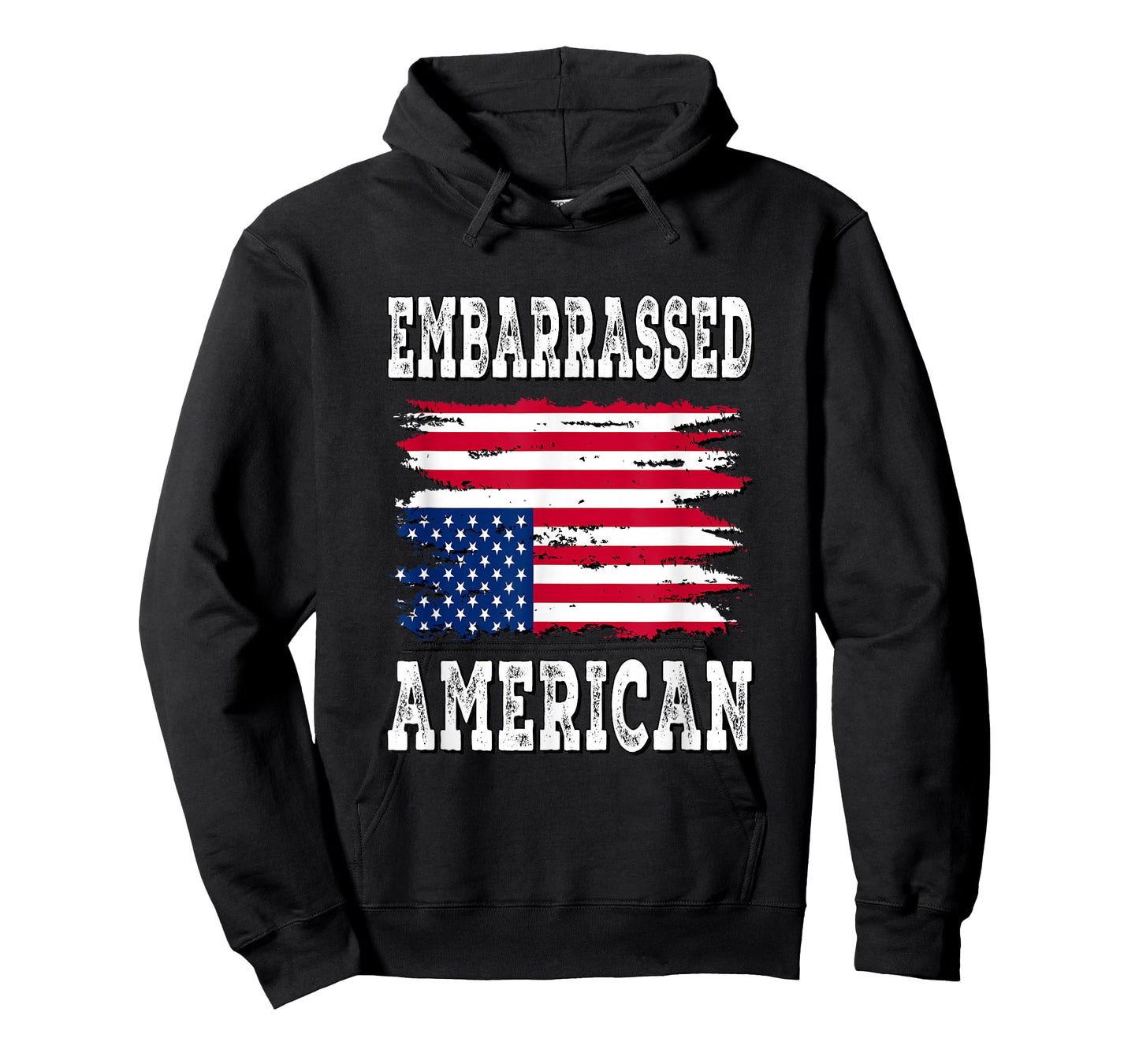 Embarrassed American - Distressed T-Shirt