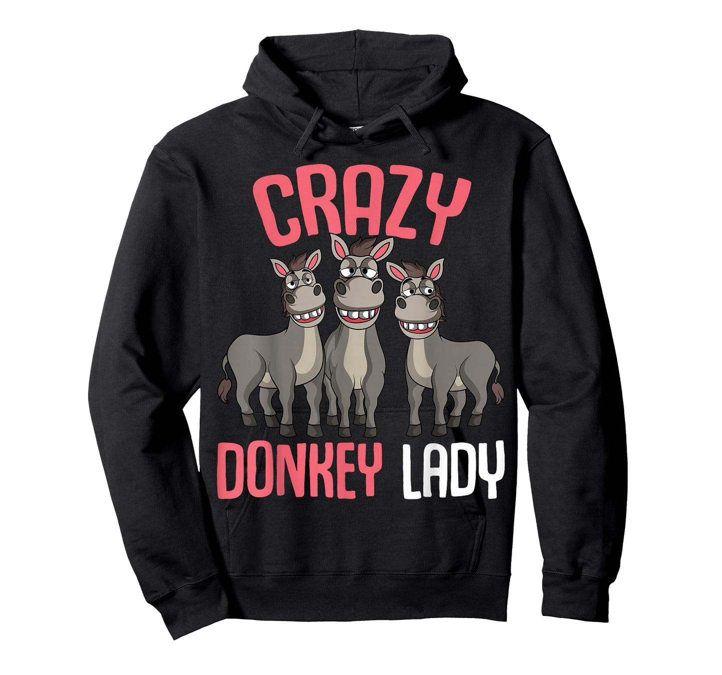 Crazy Donkey Lady Donkey Lover Women T-Shirt