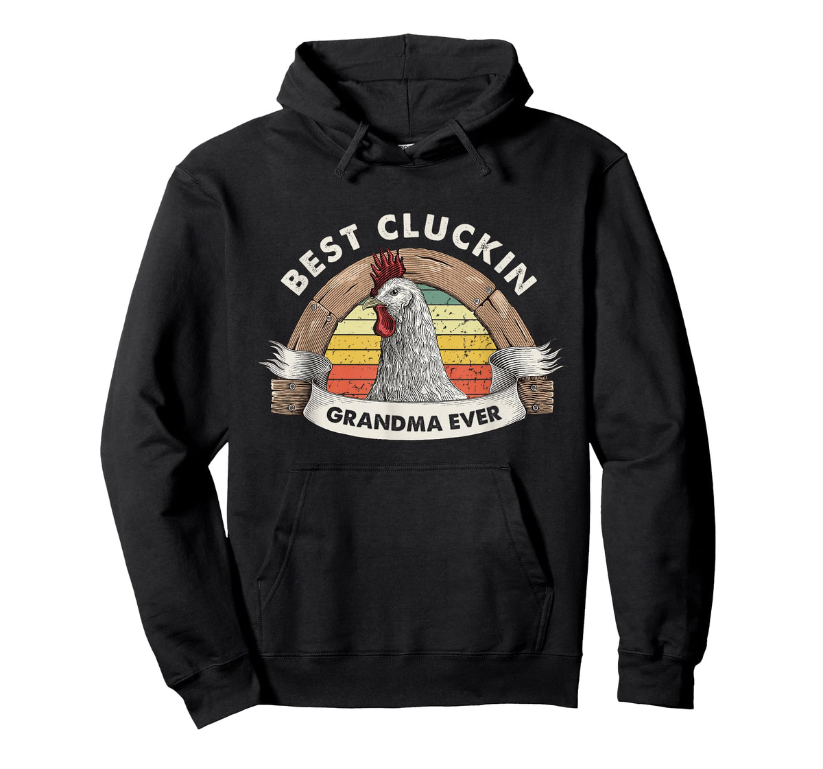 Best Cluckin Grandma Chicken Grandma Poultry Farmer Vintage T-Shirt