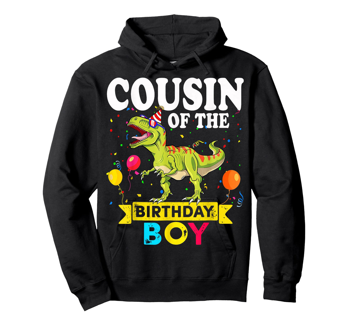 Cousin Of The Birthday Boy Dinosaur T-Rex Matching Family T-Shirt